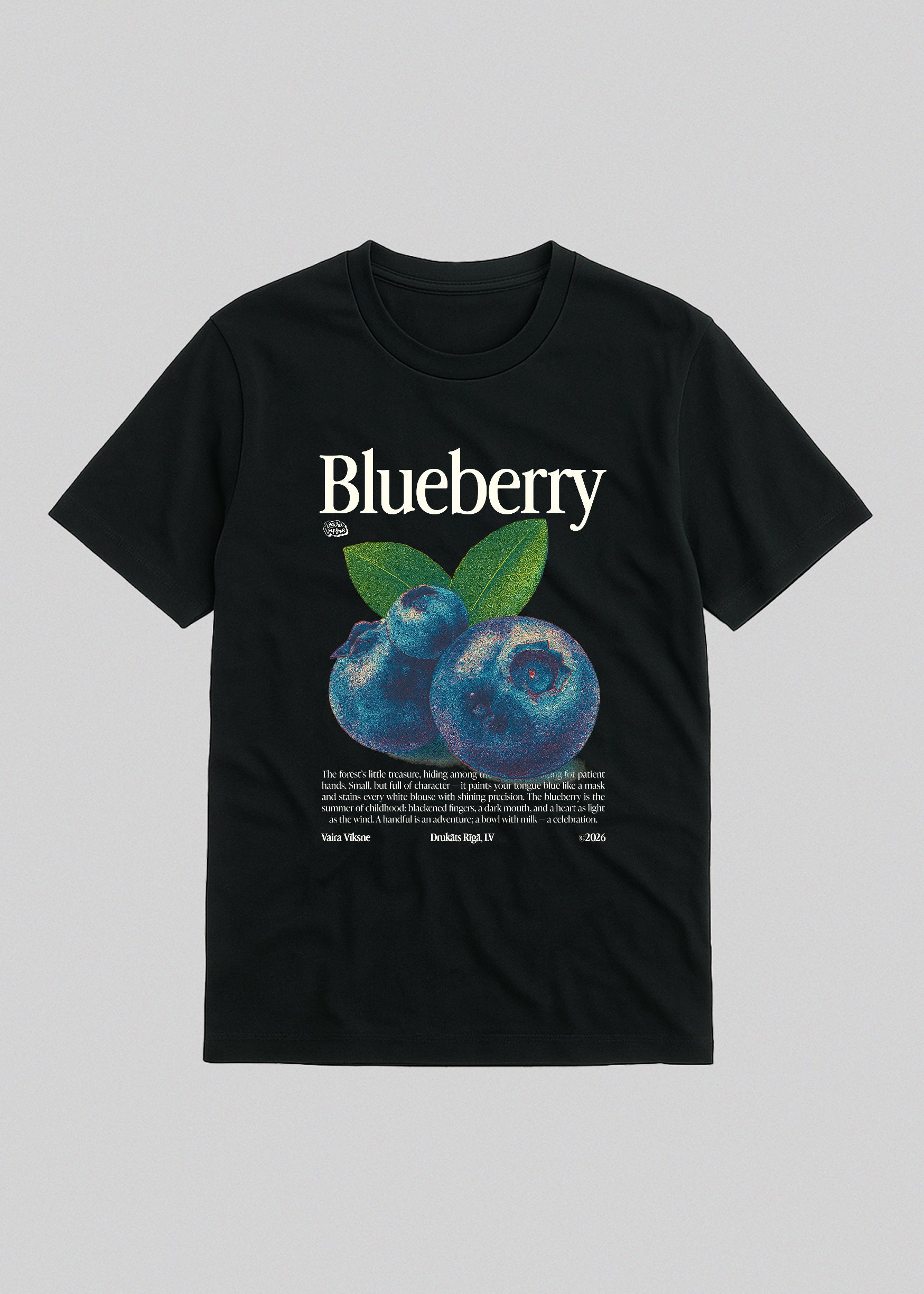 Organic Cotton T-Shirt BLUEBERRY