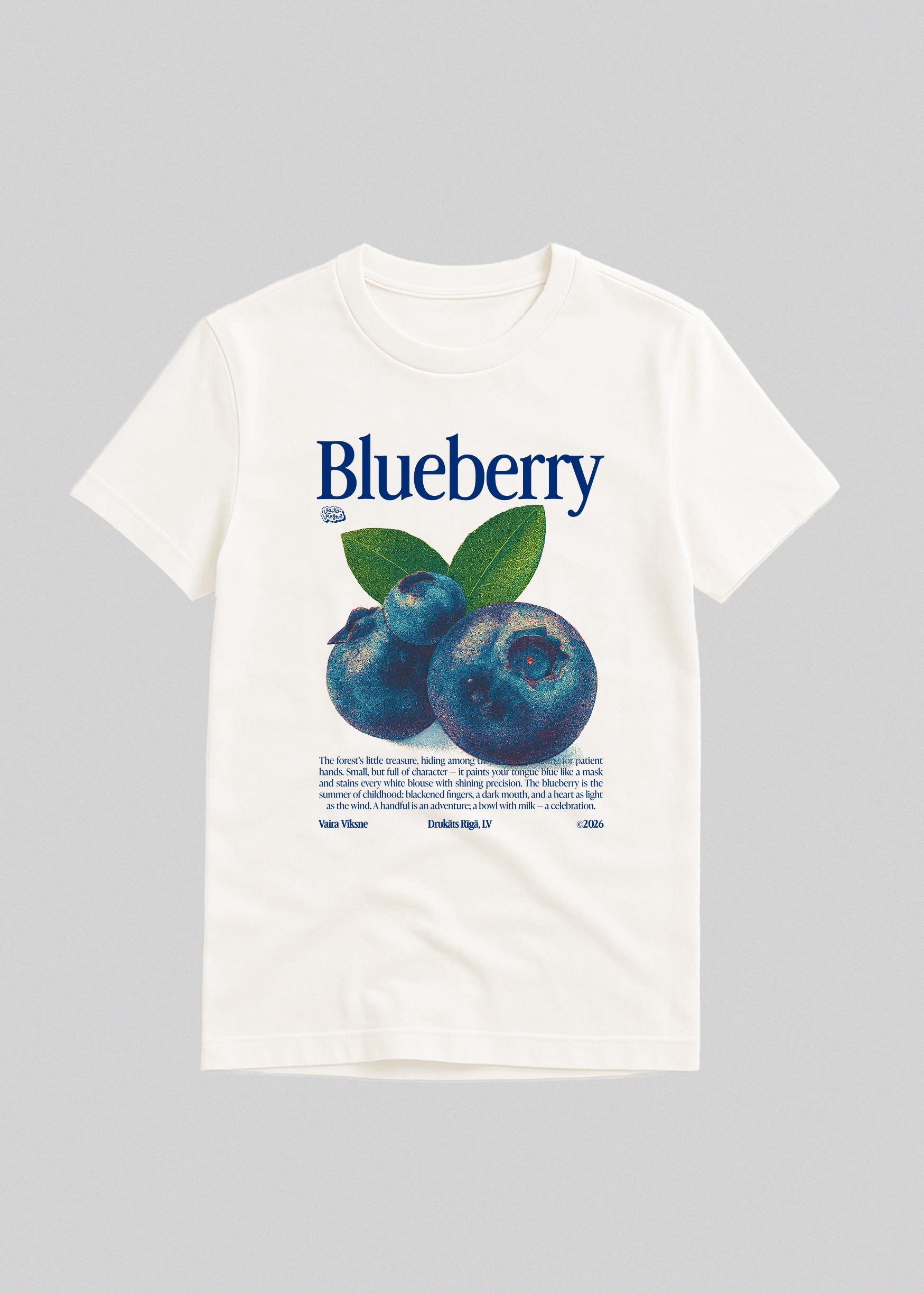 Organic Cotton T-Shirt BLUEBERRY
