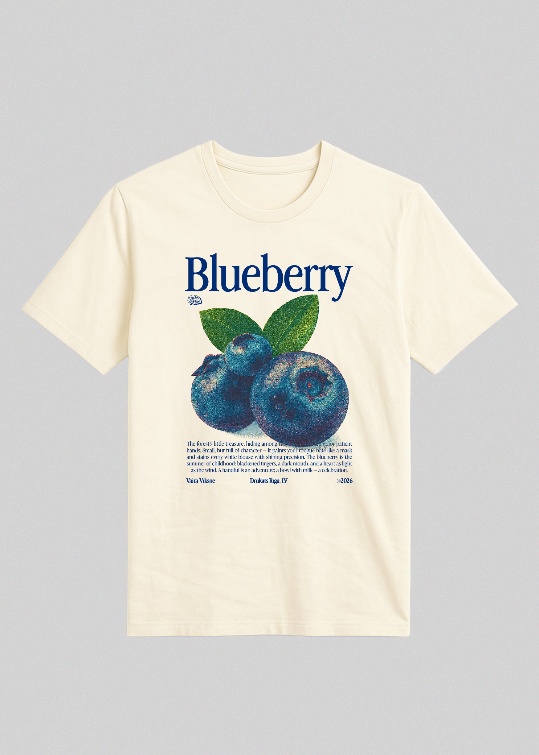 Organic Cotton T-Shirt BLUEBERRY