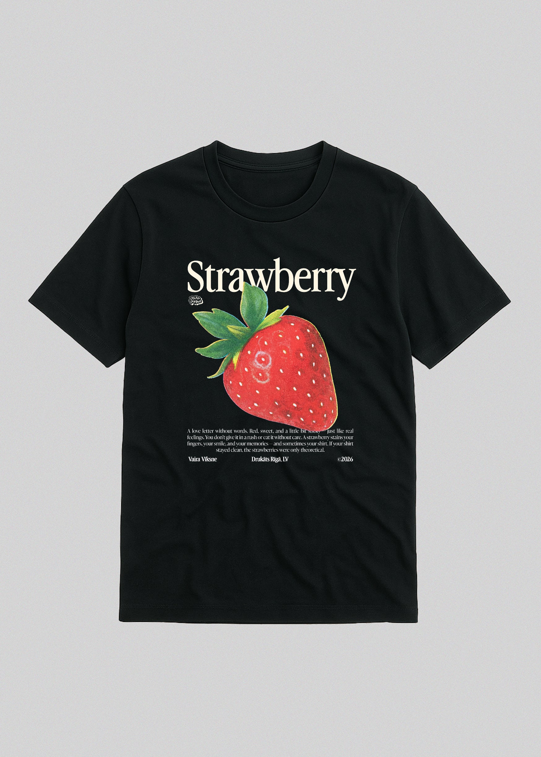 Organic Cotton T-Shirt STRAWBERRY