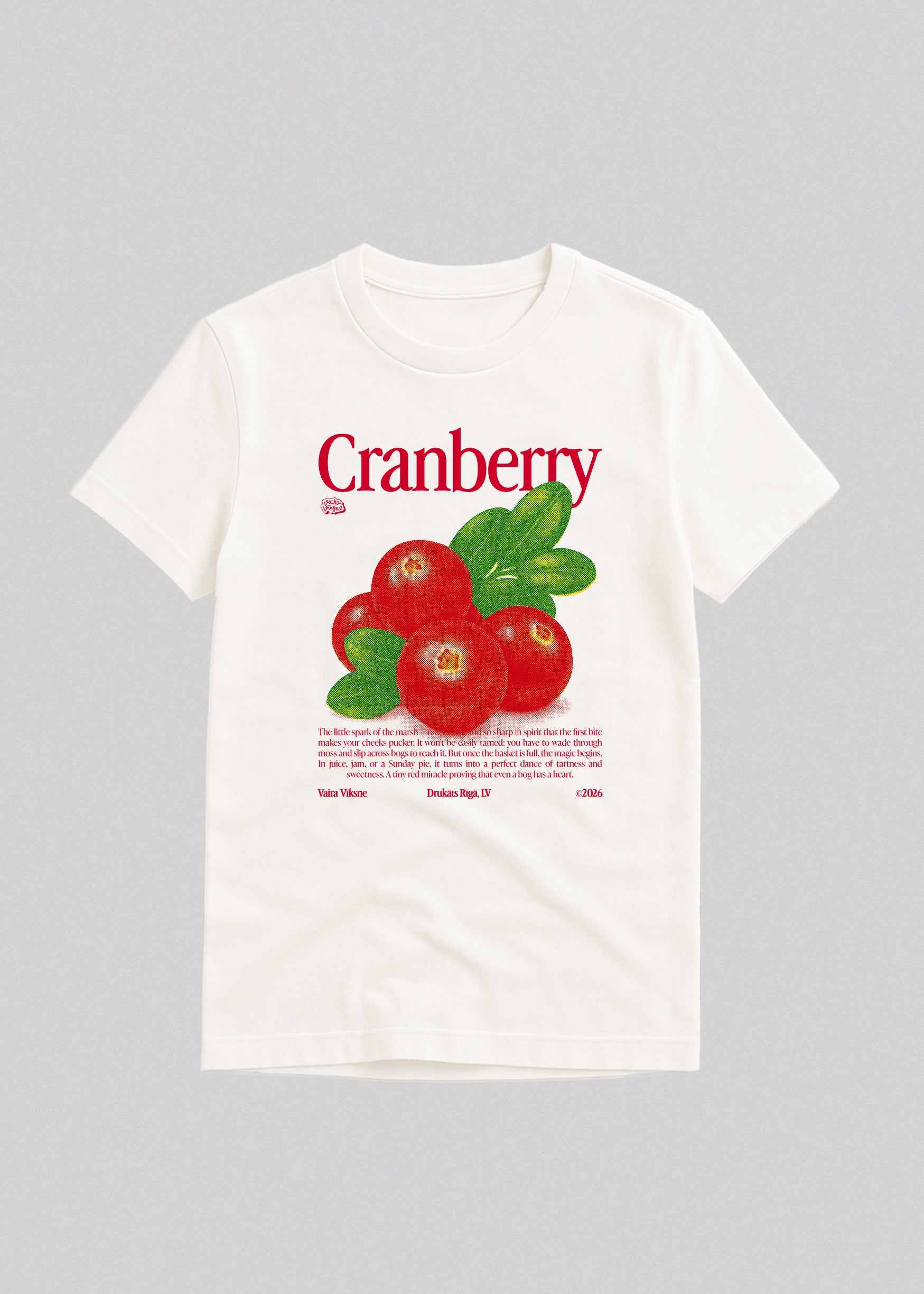 Organic Cotton T-Shirt CRANBERRY