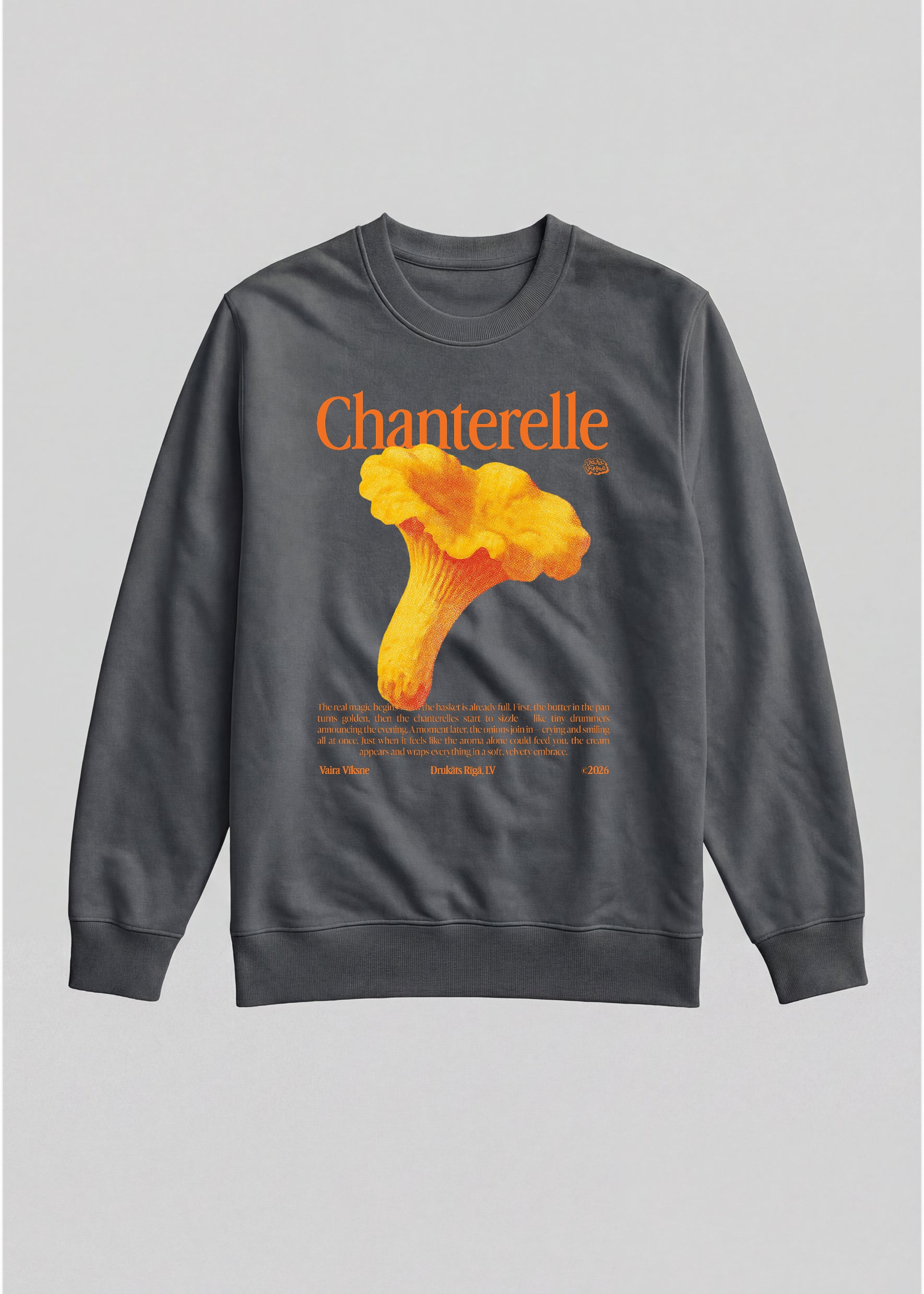 Organic Sweatshirt CHANTERELLE