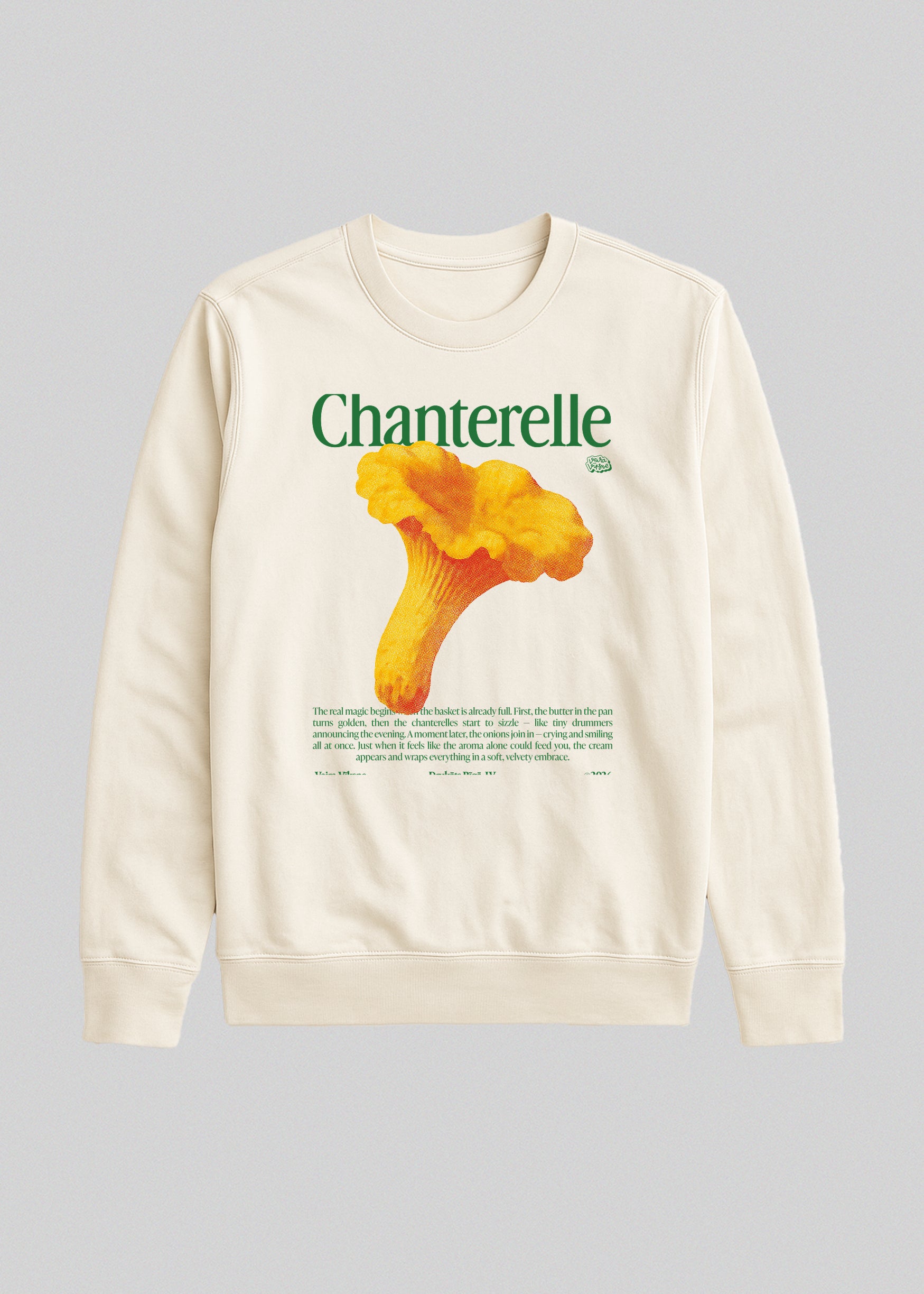 Organic Sweatshirt CHANTERELLE