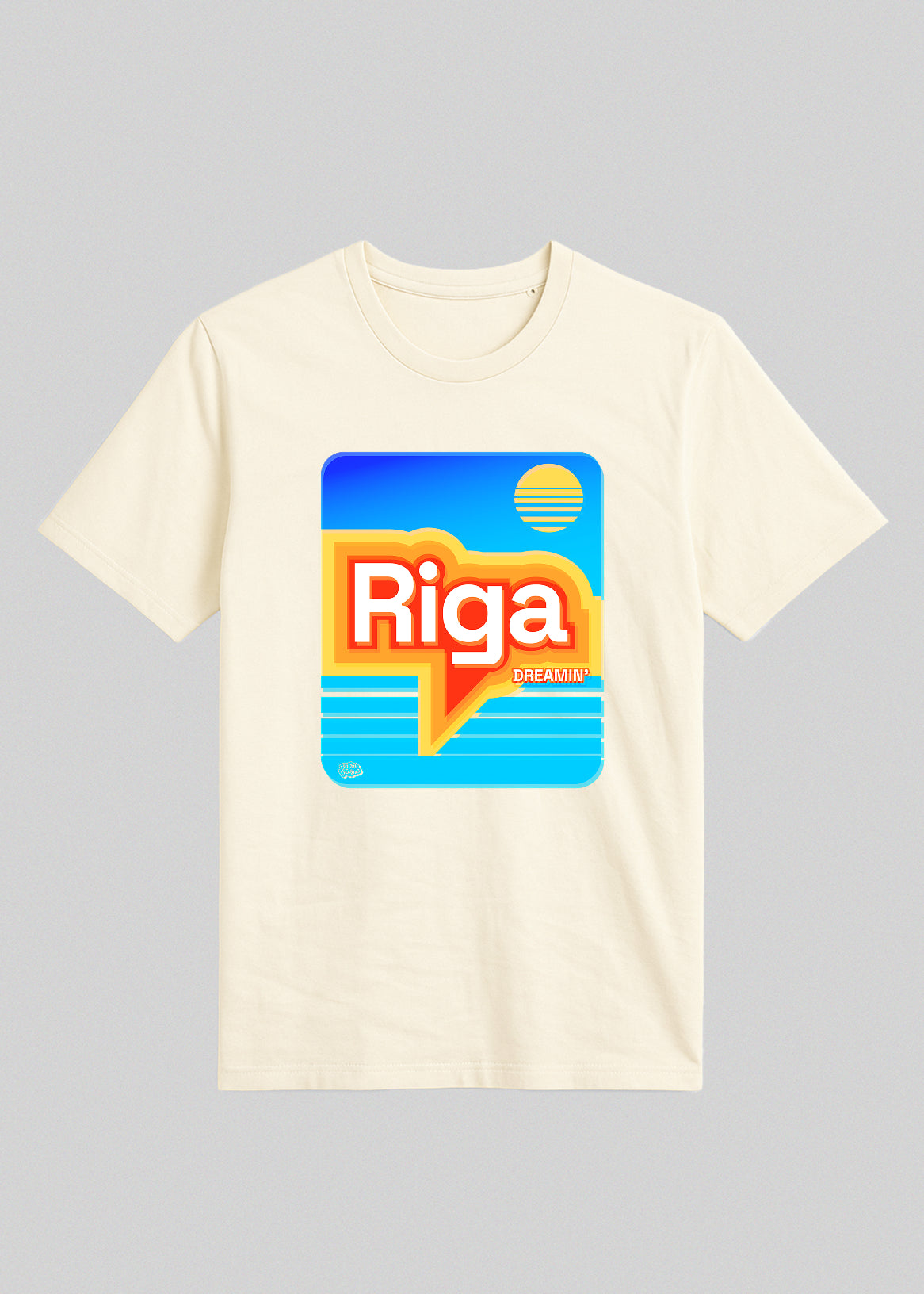 Organiskas Kokvilnas T-krekls RIGA DREAMIN
