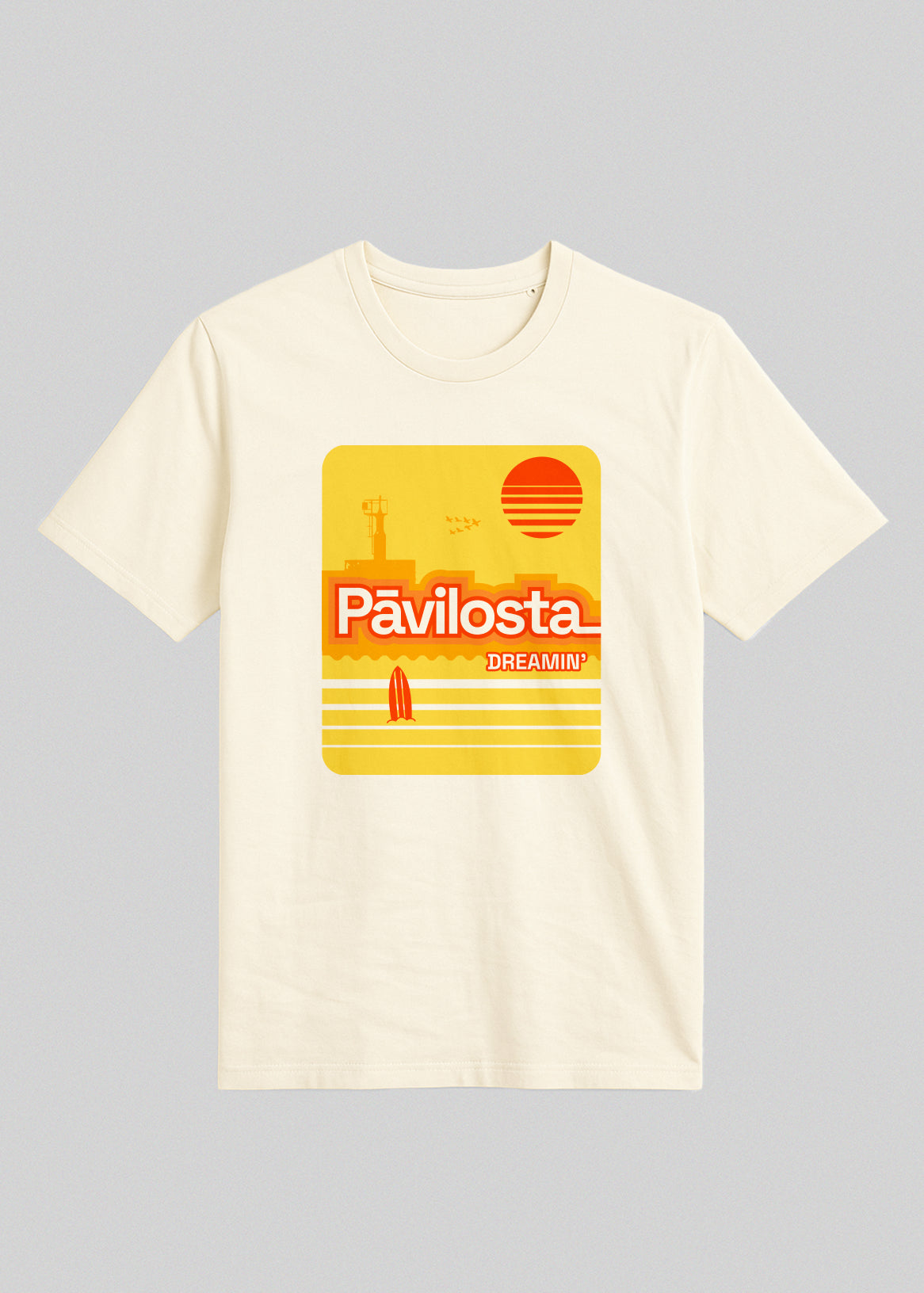 Organiskas Kokvilnas T-krekls PĀVILOSTA DREAMIN