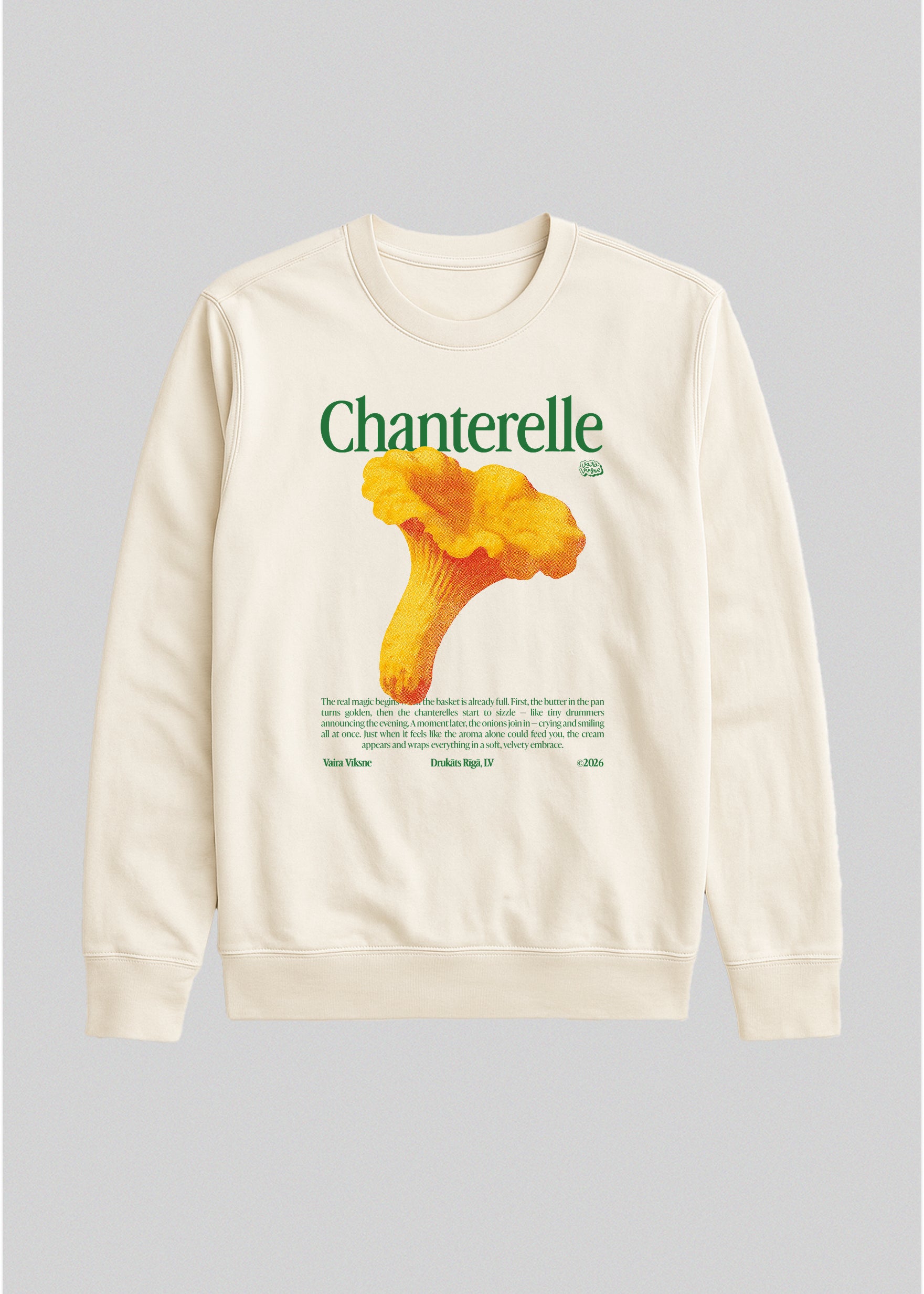 Organic Sweatshirt CHANTERELLE