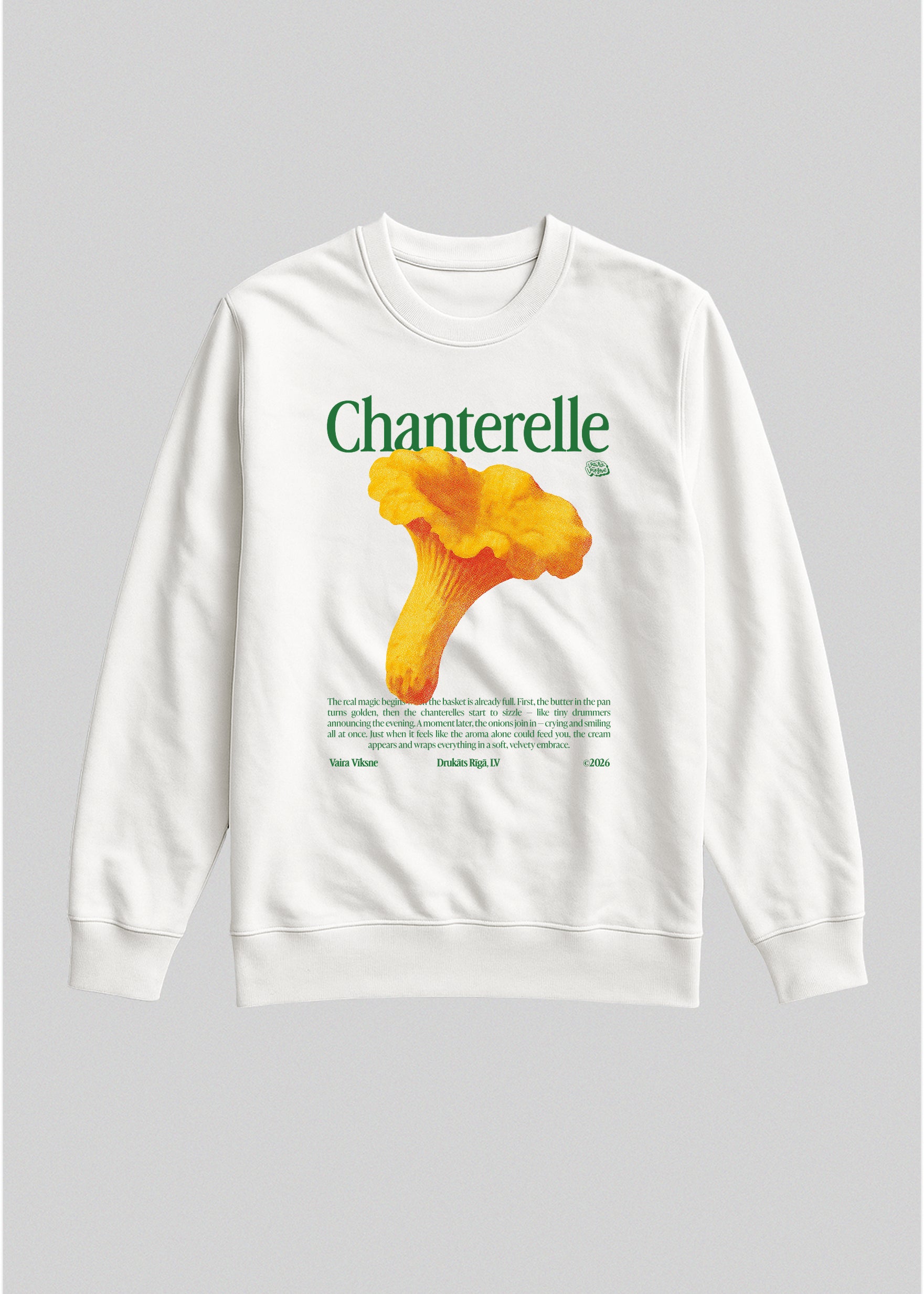 Organic Sweatshirt CHANTERELLE