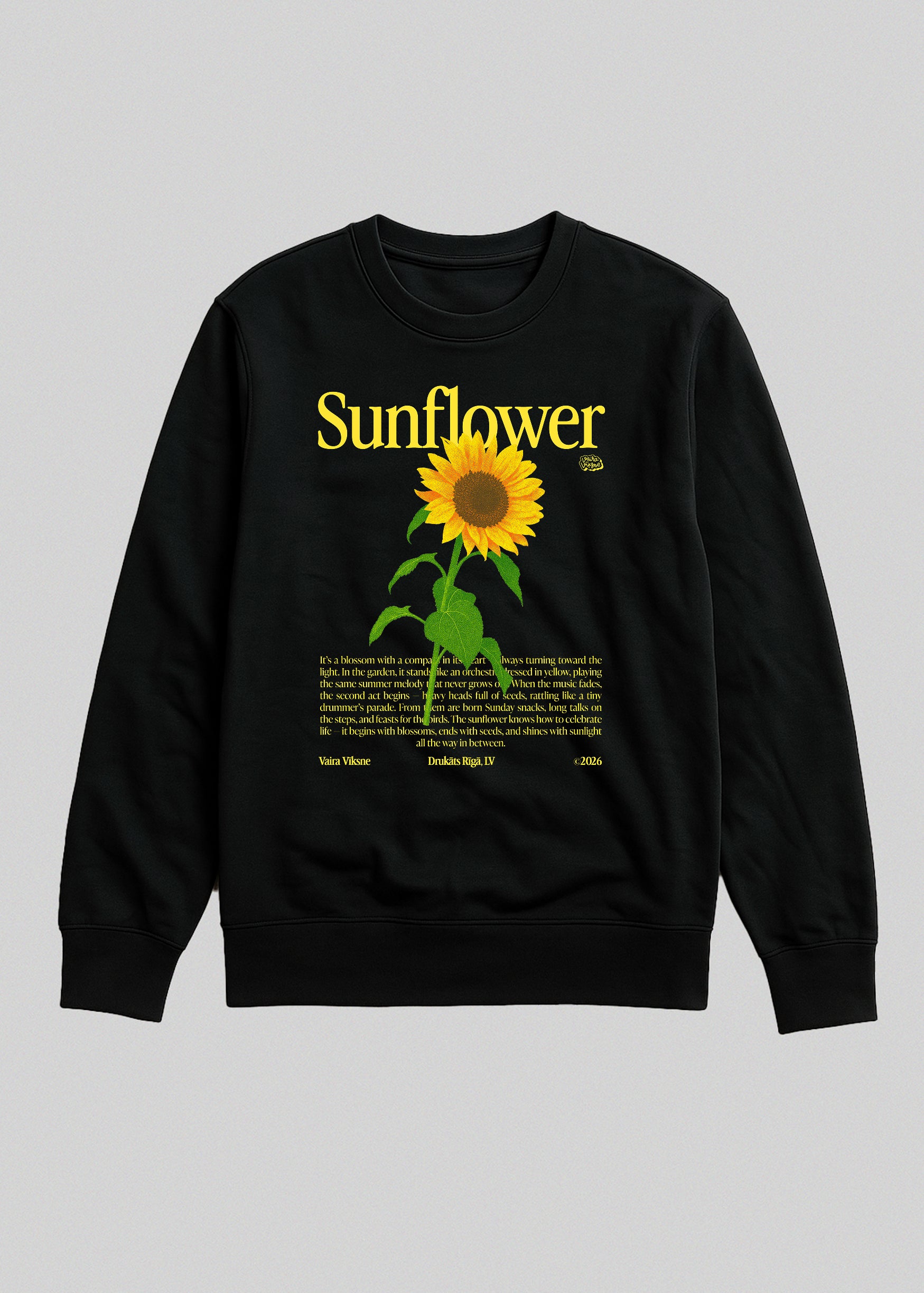 Organic Sweatshirt SUNFLOWER