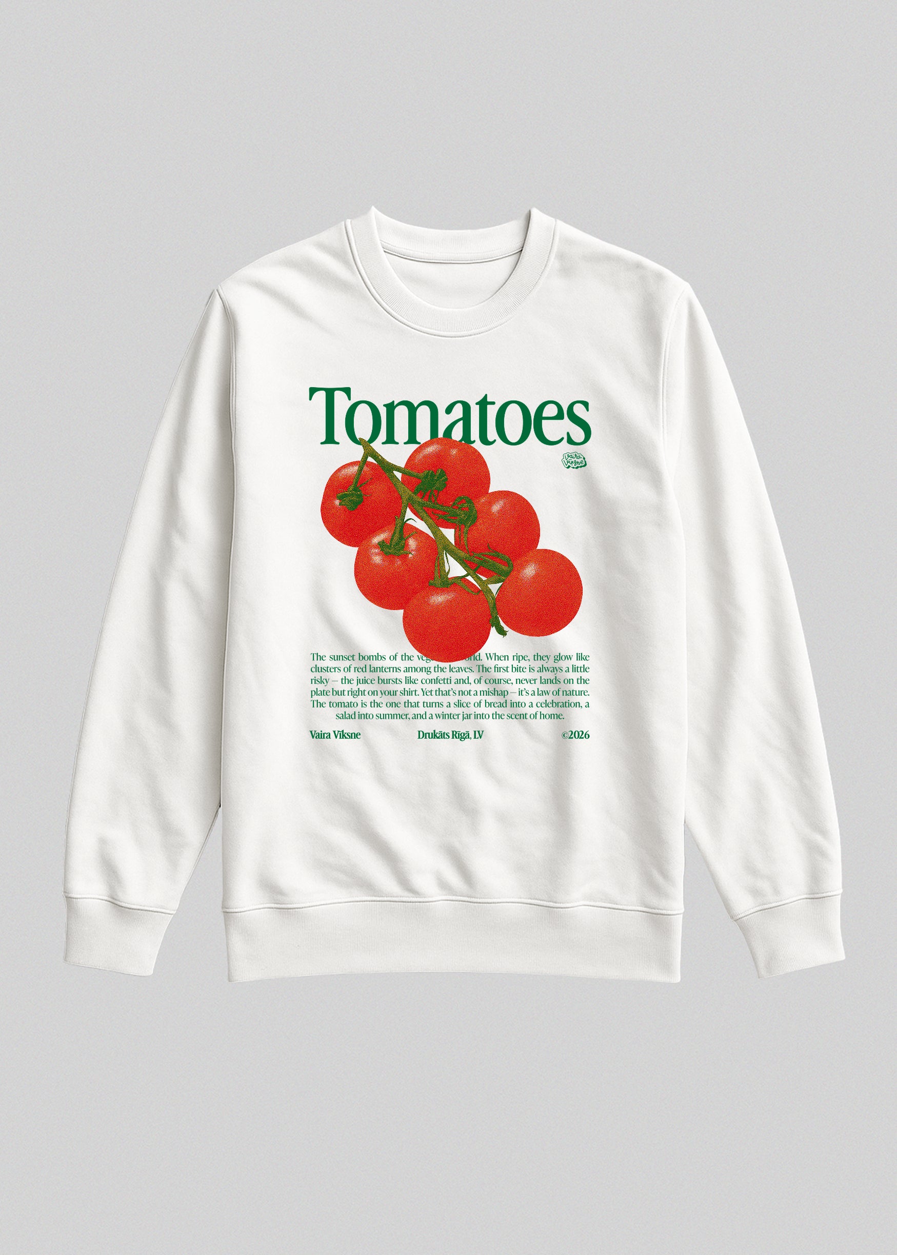 Organic Sweatshirt TOMATOES
