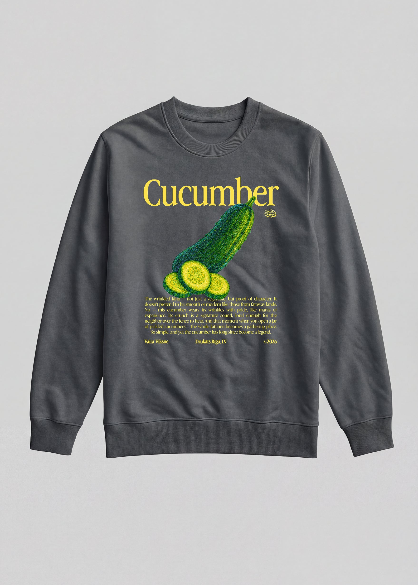 Organic Sweatshirt CUCUMBER