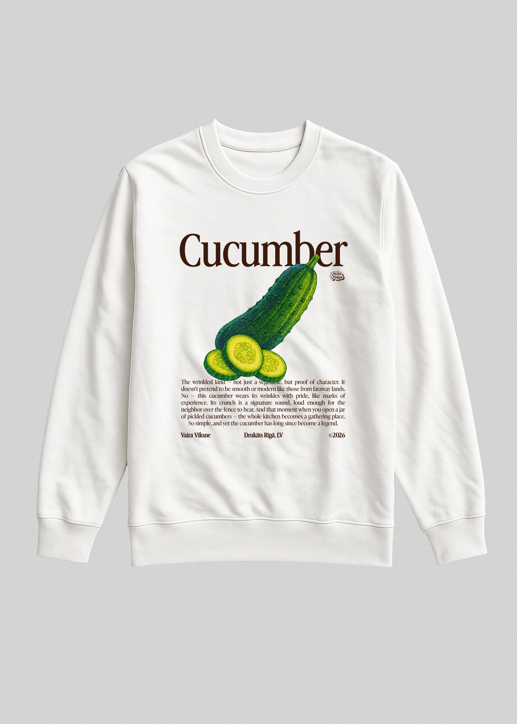 Organic Sweatshirt CUCUMBER