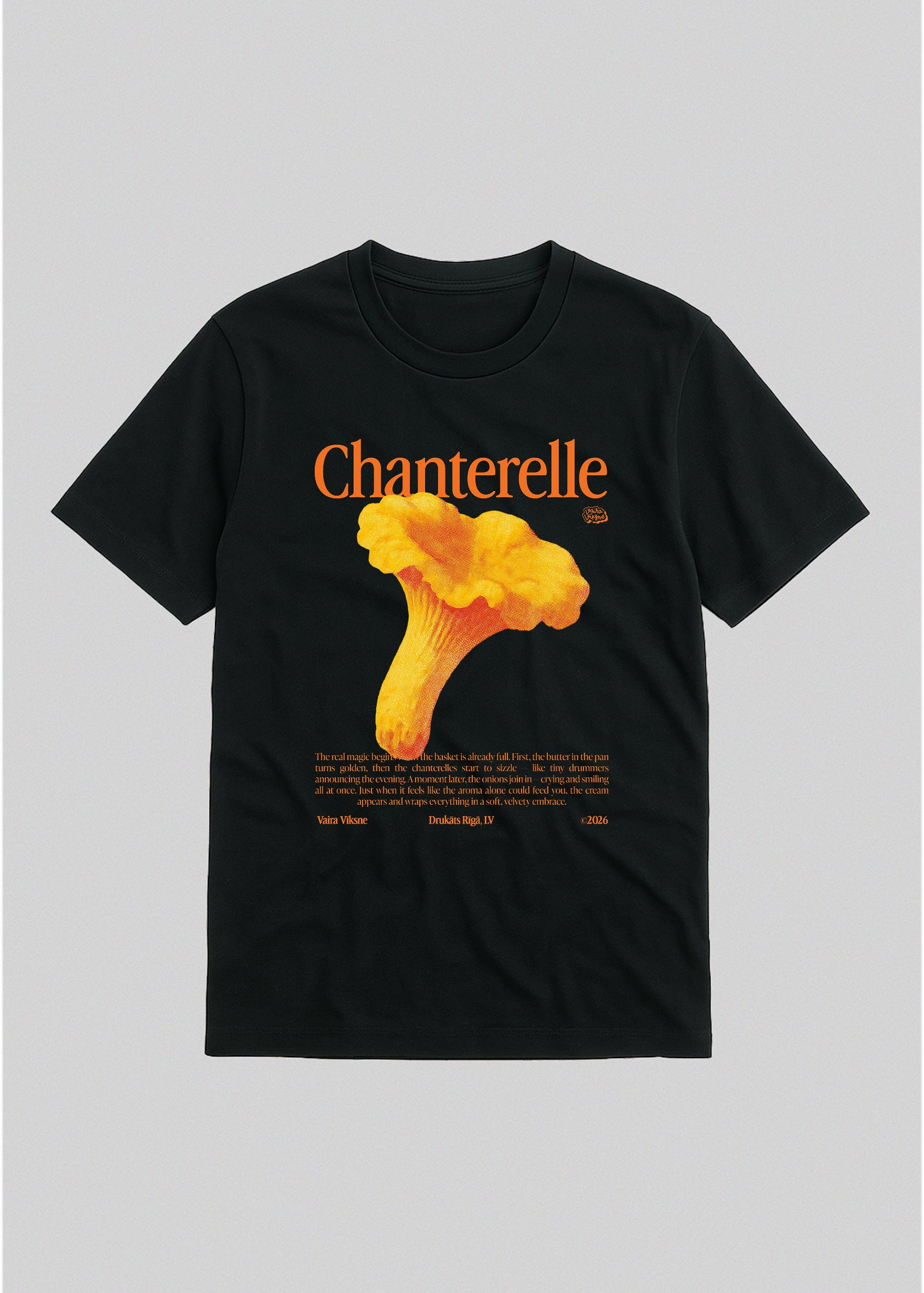 Organic Cotton T-Shirt CHANTERELLE
