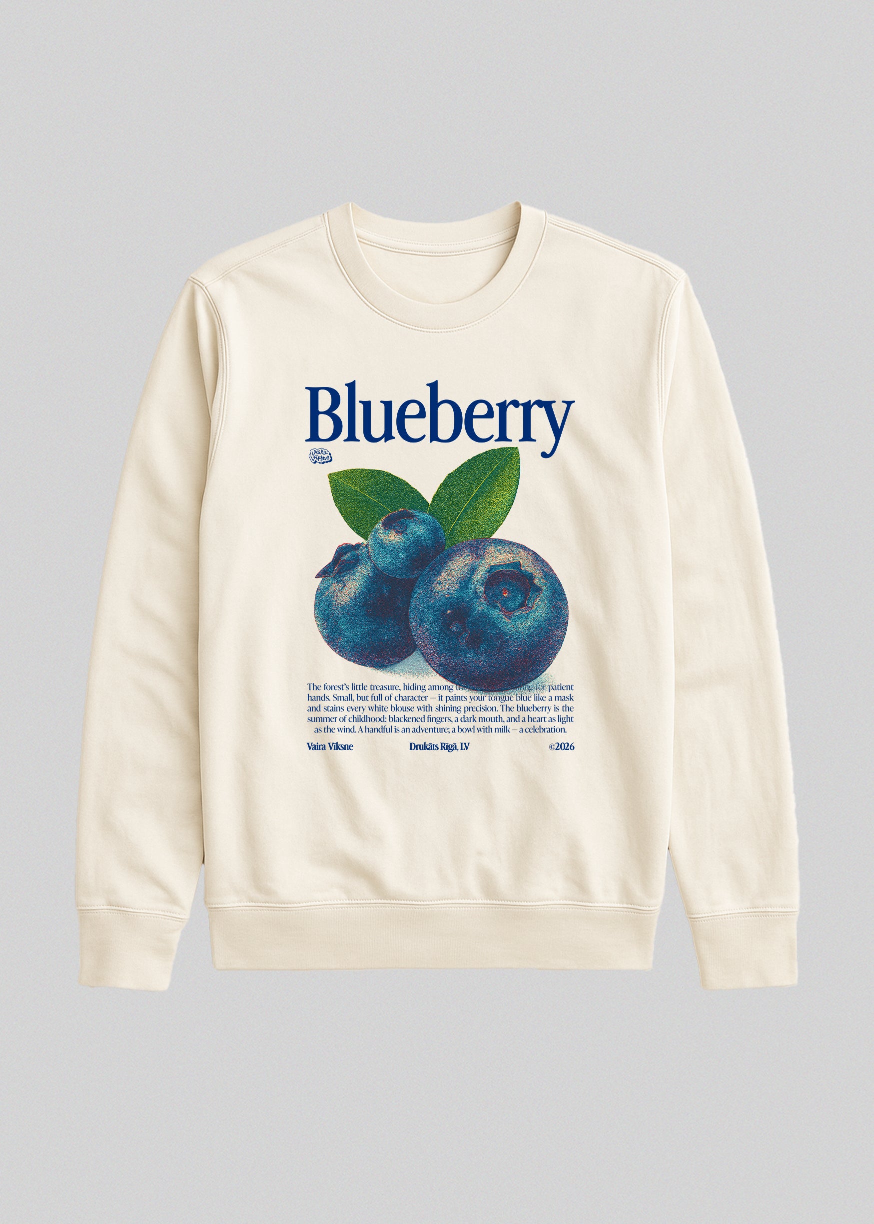 Organic Sweatshirt BLUEBERRY