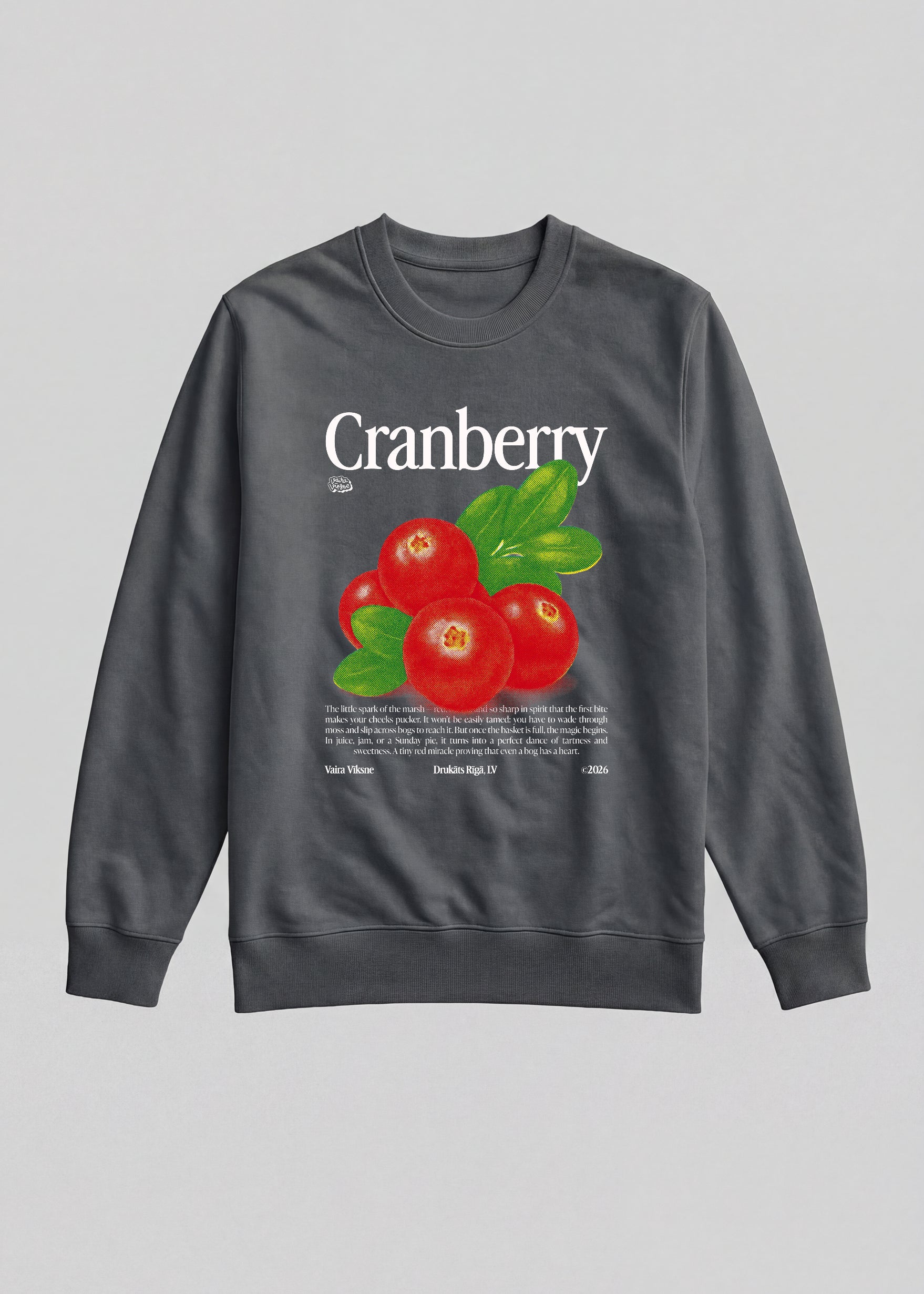 Organic Sweatshirt CRANBERRY