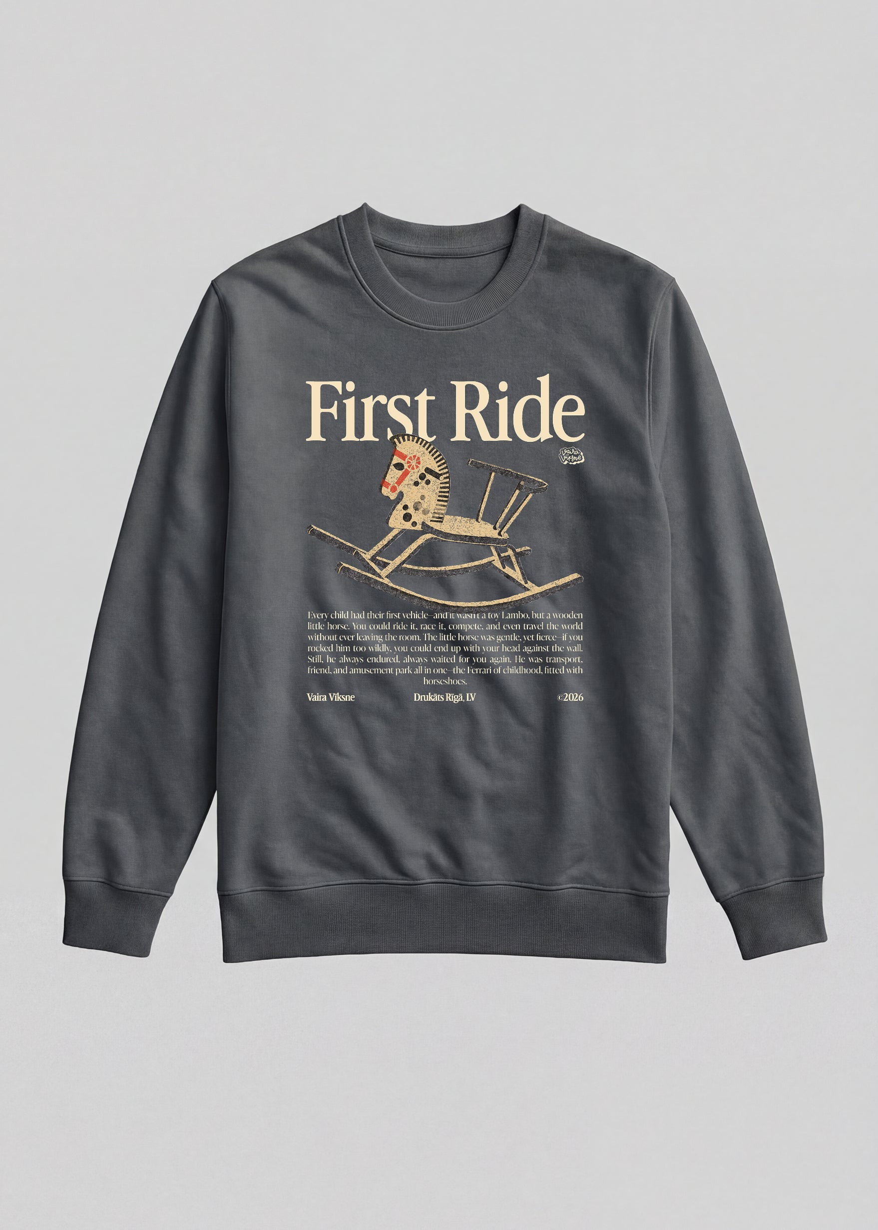 Organic Sweatshirt FIRST RIDE