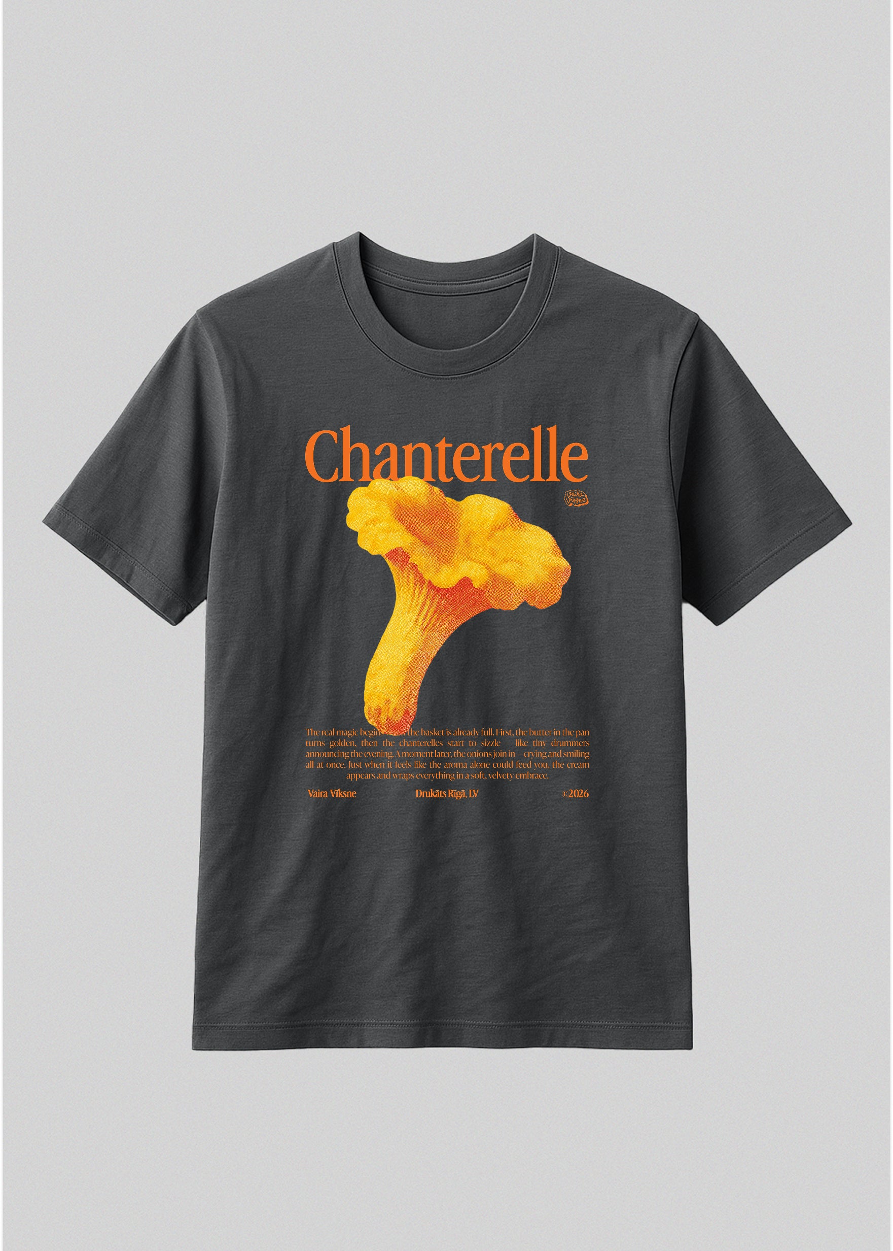 Organic Cotton T-Shirt CHANTERELLE