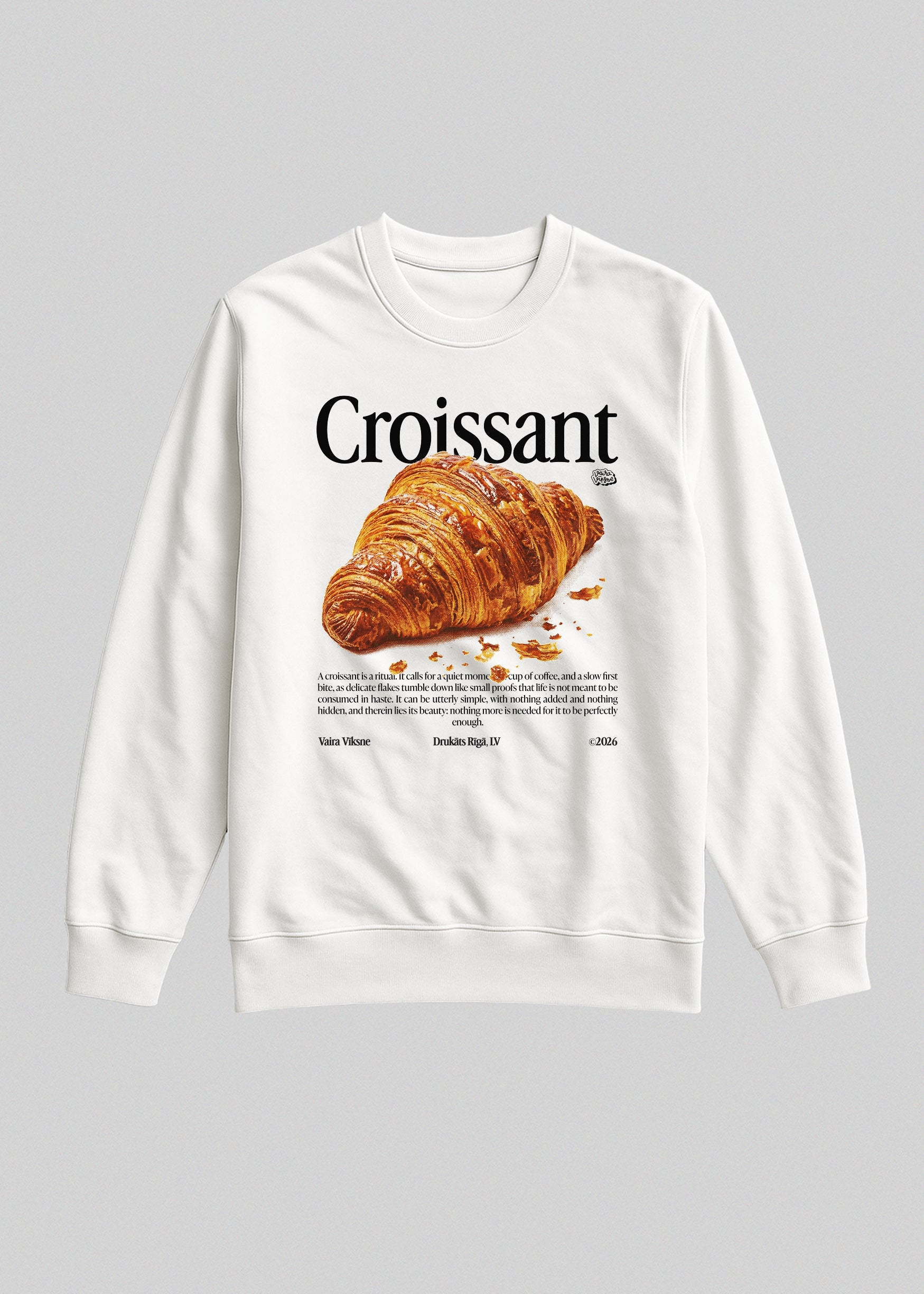 Organic Sweatshirt CROISSANT