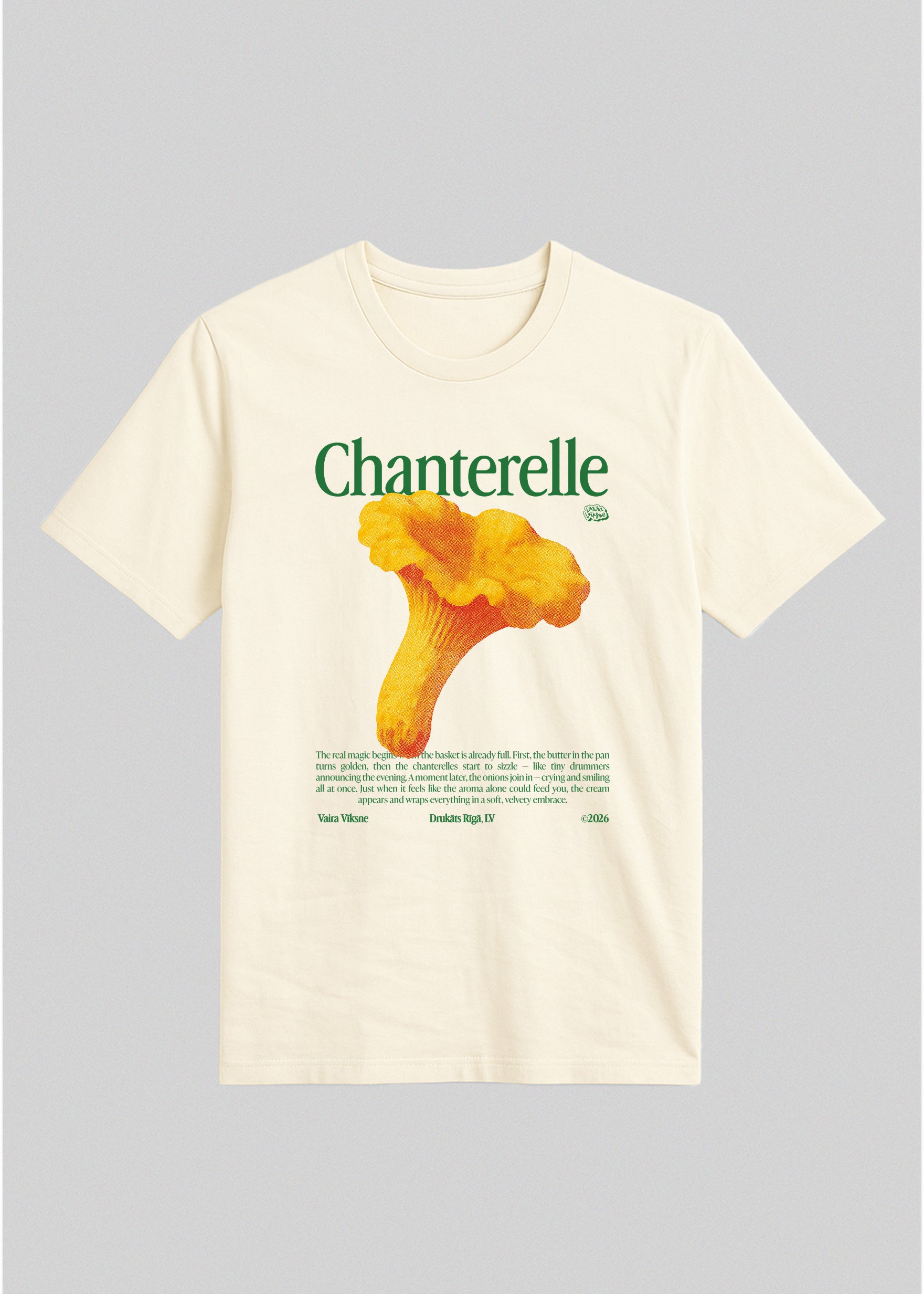Organic Cotton T-Shirt CHANTERELLE