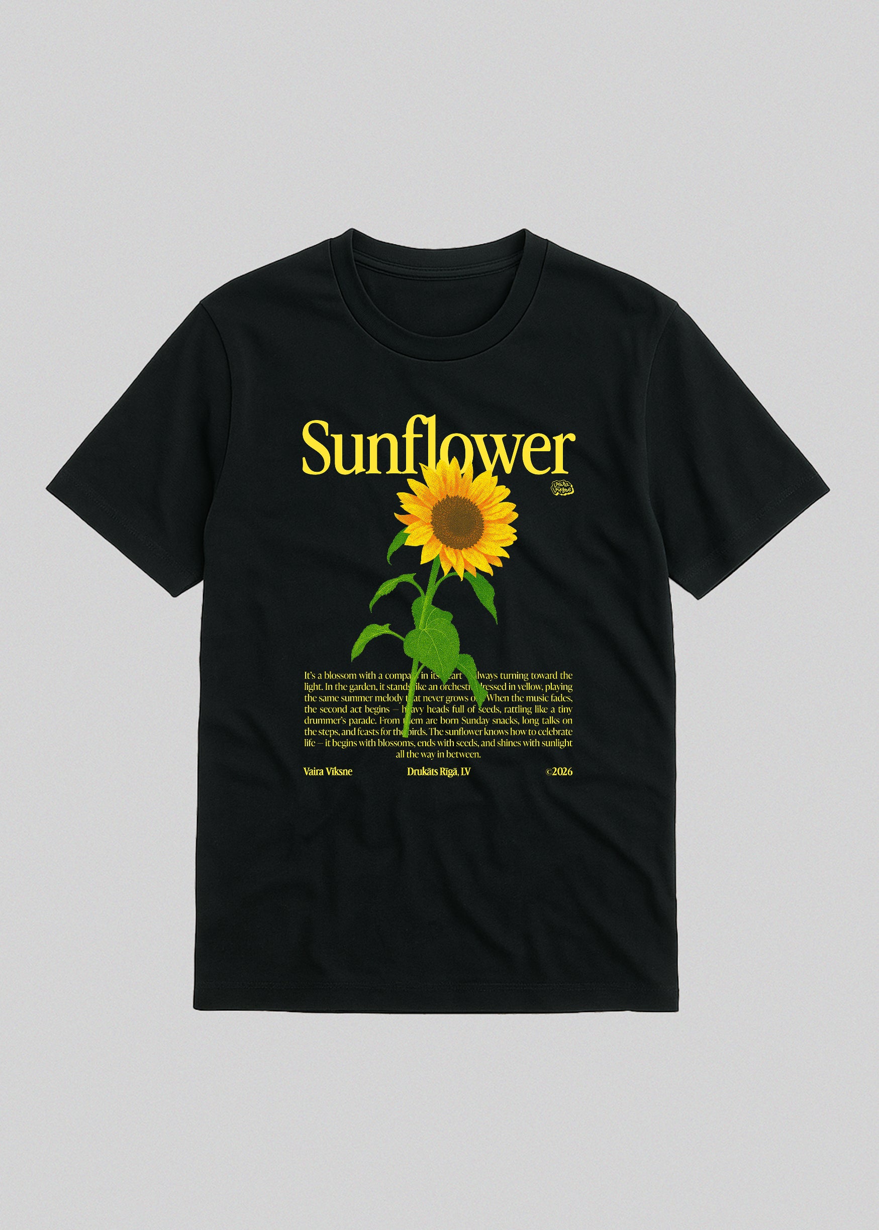 Organic Cotton T-Shirt SUNFLOWER
