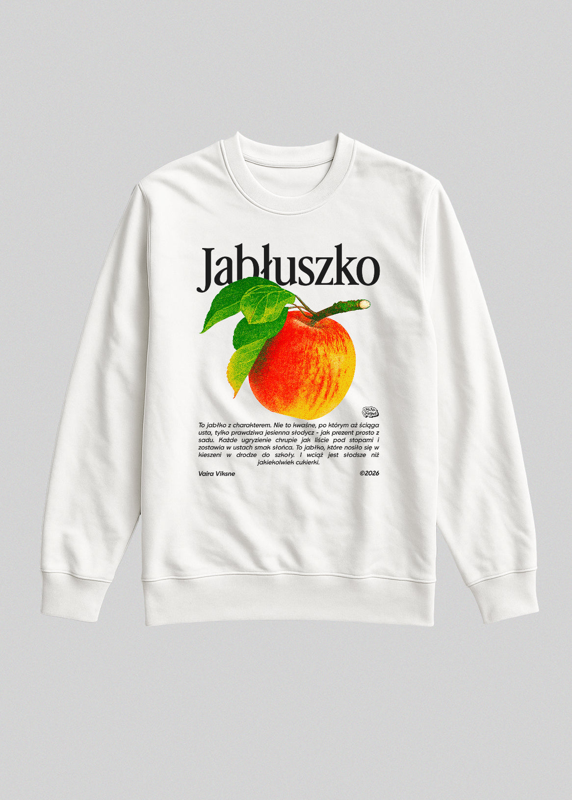 Organic Sweatshirt JABŁUSZKO