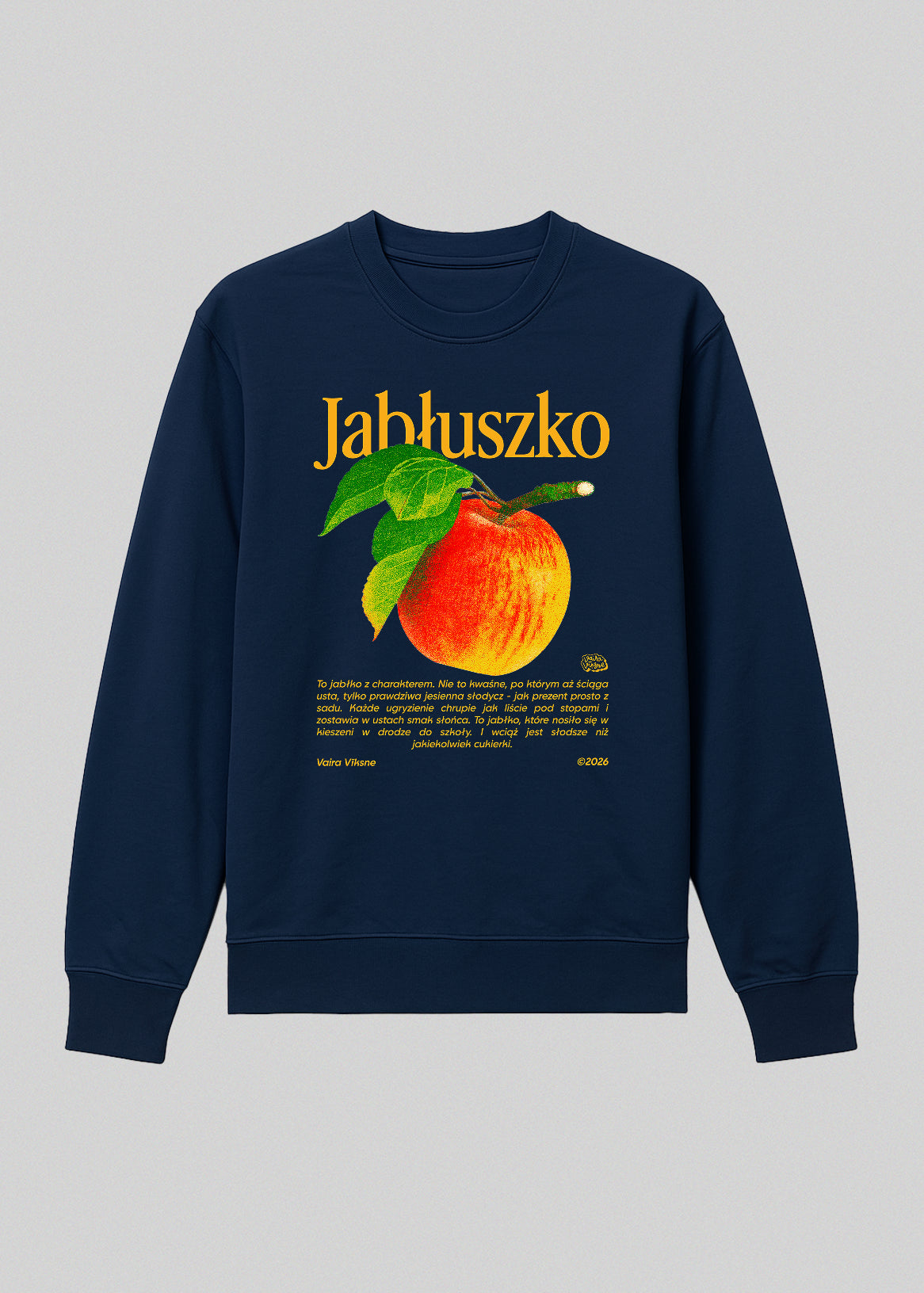 Organic Sweatshirt JABŁUSZKO