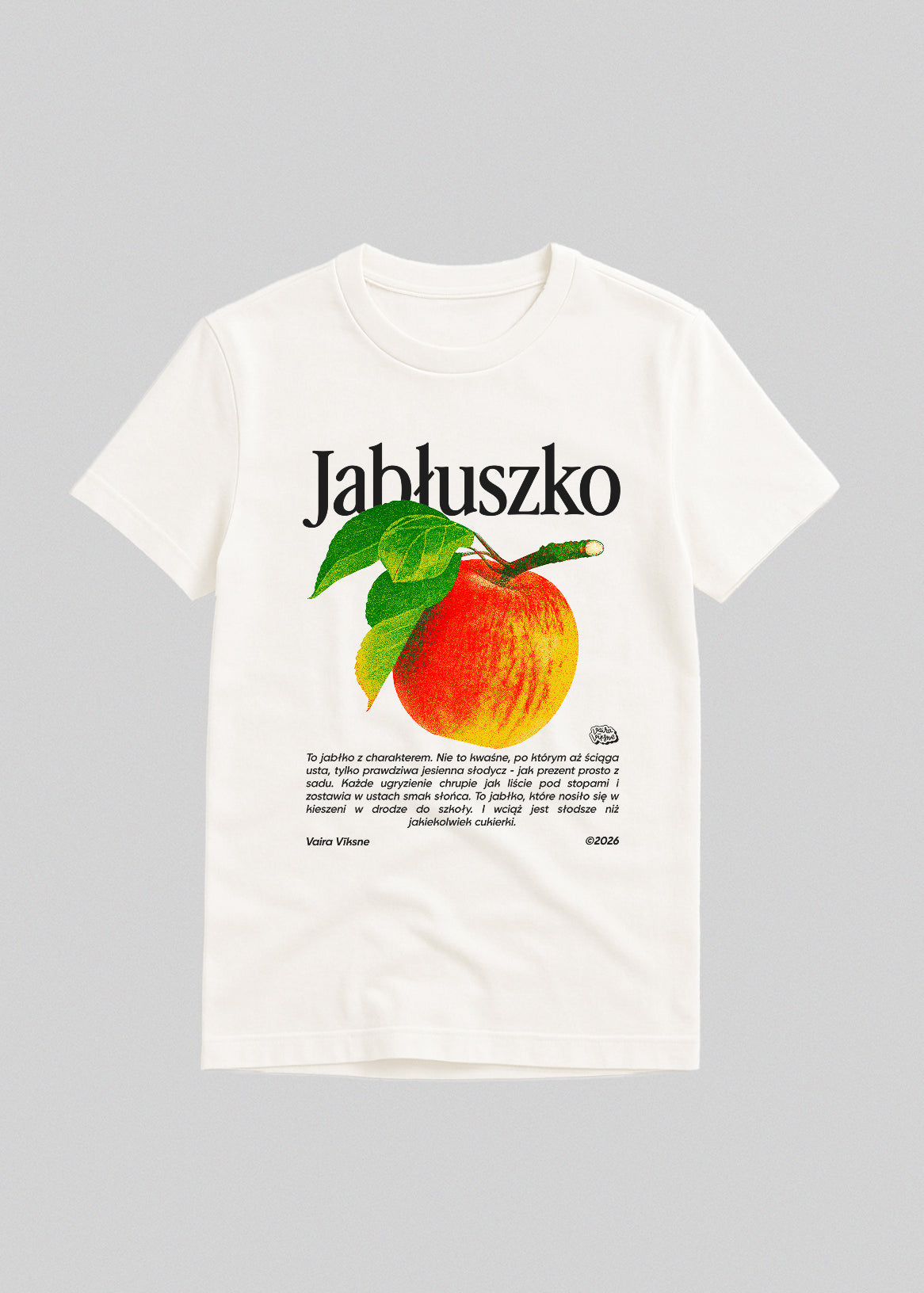 Organic Cotton T-Shirt JABŁUSZKO
