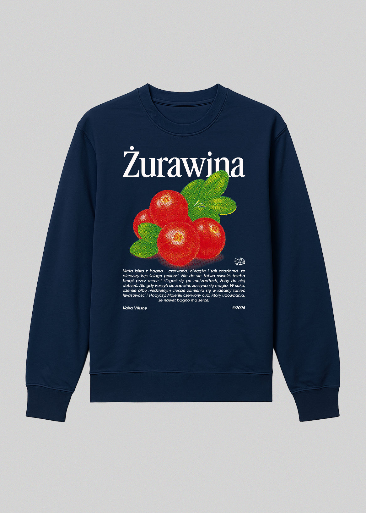 Organic Sweatshirt ŻURAWINA