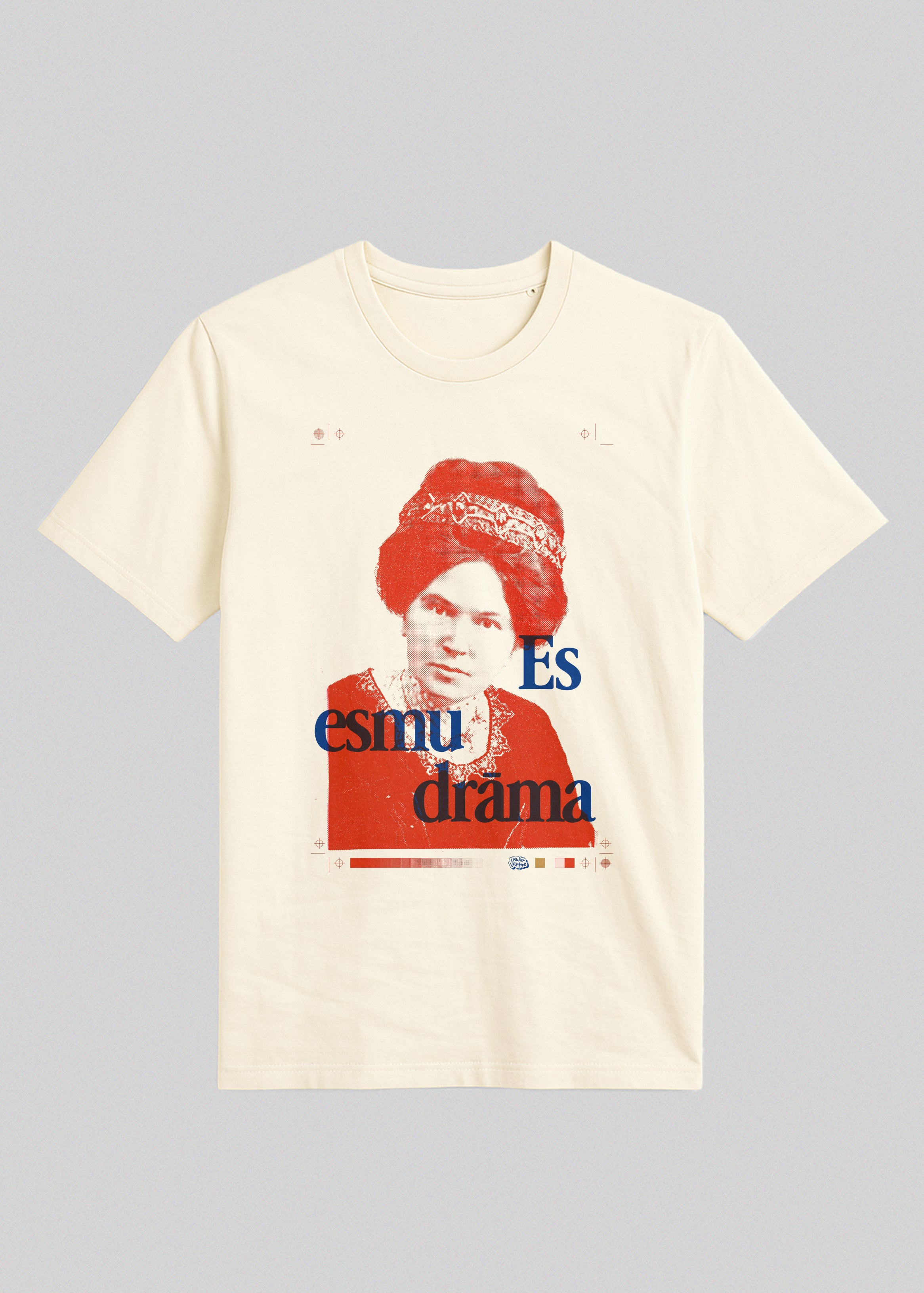 Organiskas Kokvilnas T-krekls ES ESMU DRĀMA