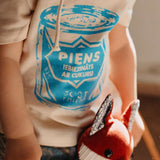 Bērnu kokvilnas T-krekls Iebiezināts Piens