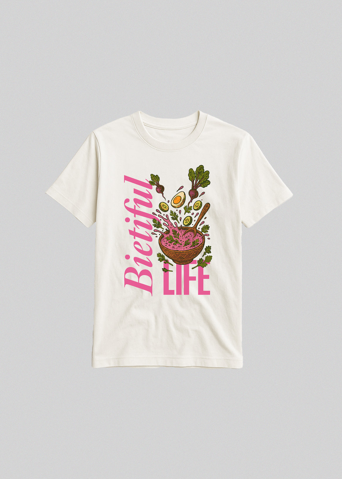 Bērnu kokvilnas T-krekls BIETIFUL LIFE