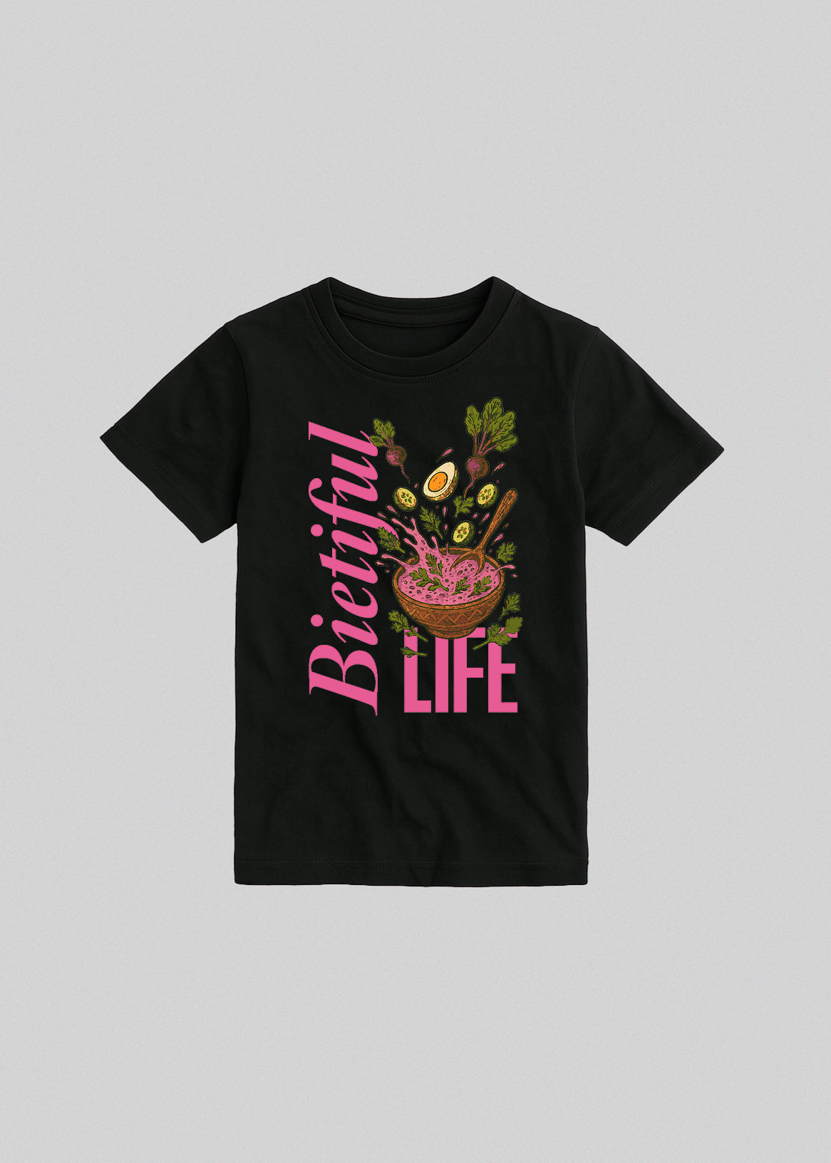Bērnu kokvilnas T-krekls BIETIFUL LIFE