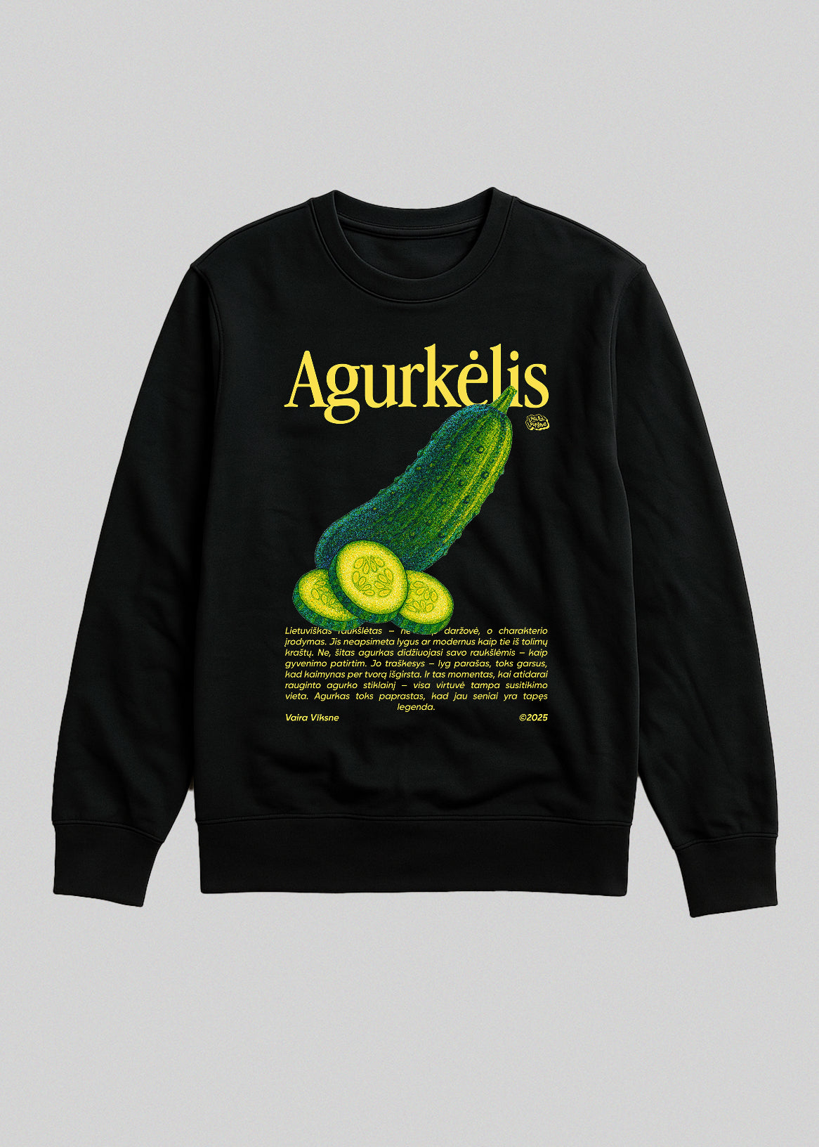 Organic Sweatshirt AGURKĖLIS