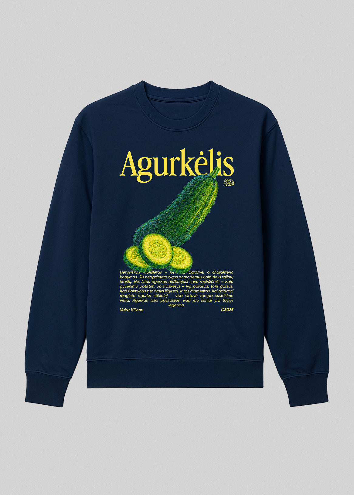 Organic Sweatshirt AGURKĖLIS