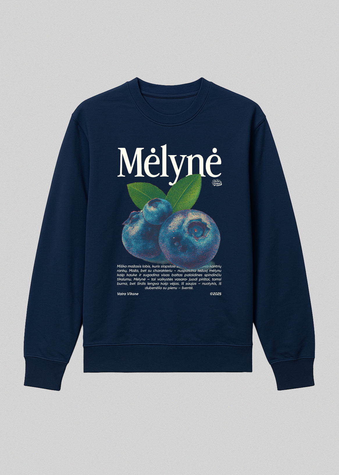 Organic Sweatshirt MĖLYNĖ