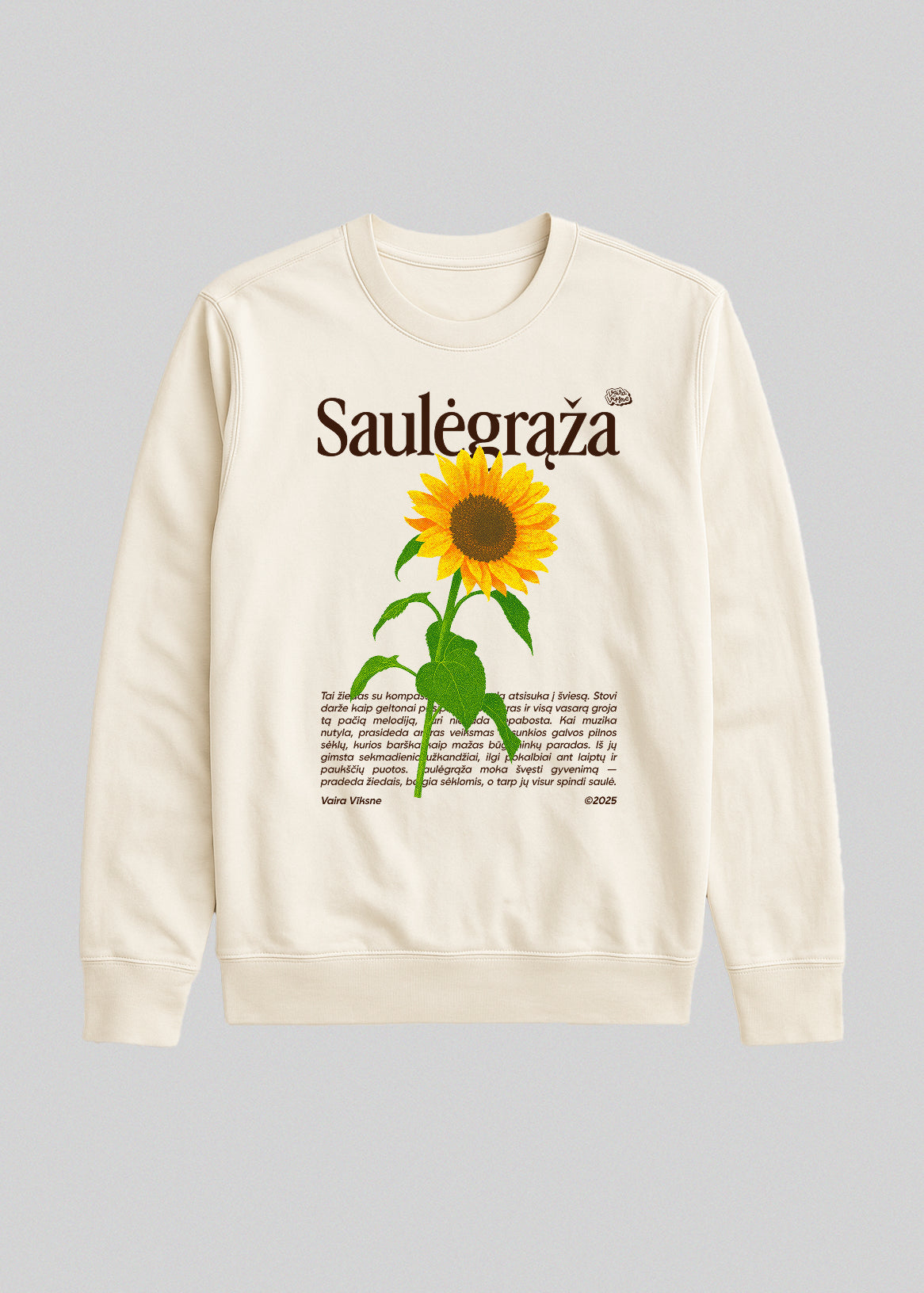 Organic Sweatshirt SAULĖGRĄŽA