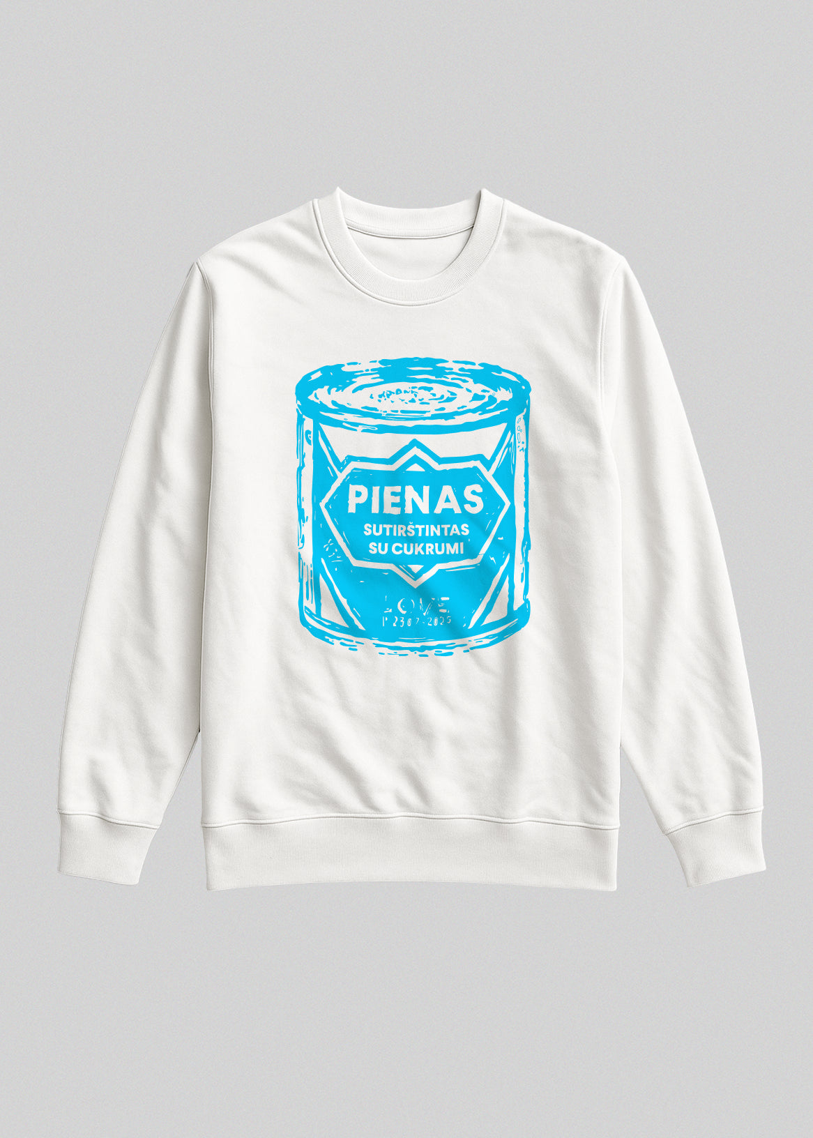 Organic Sweatshirt SUTIRŠTINTAS PIENAS