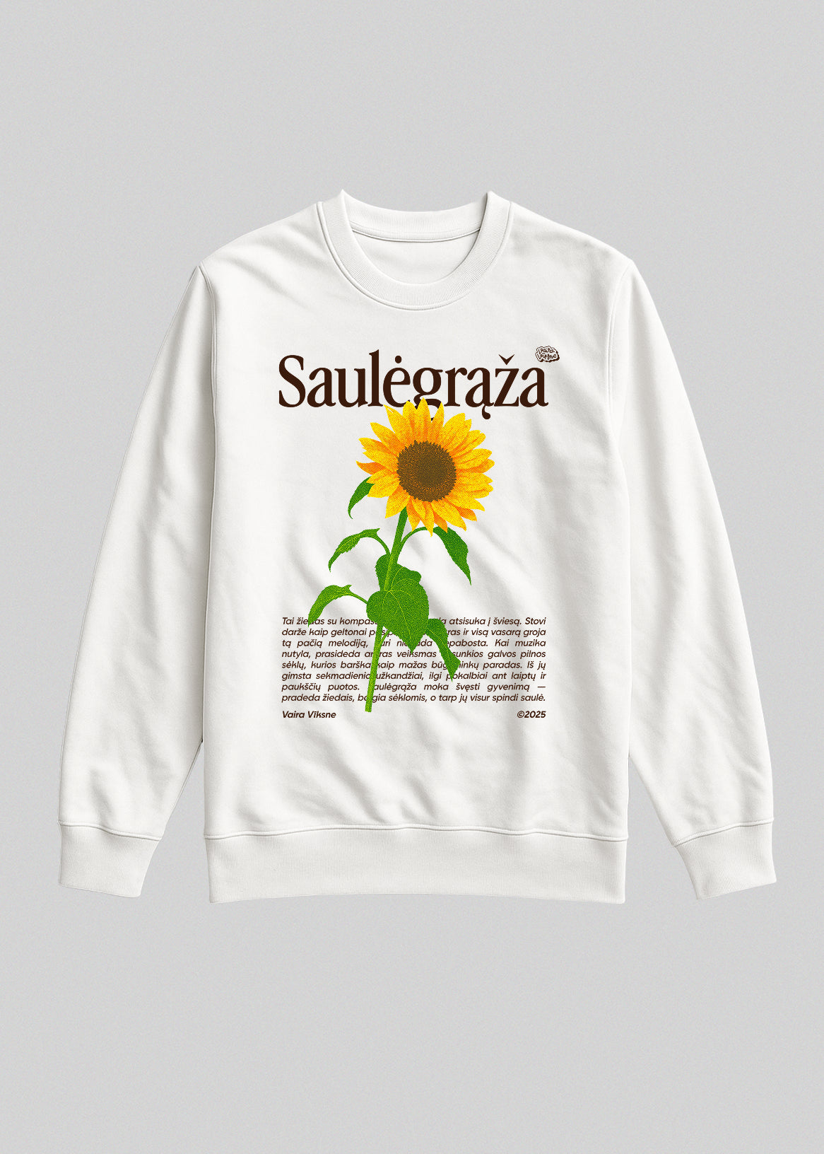 Organic Sweatshirt SAULĖGRĄŽA