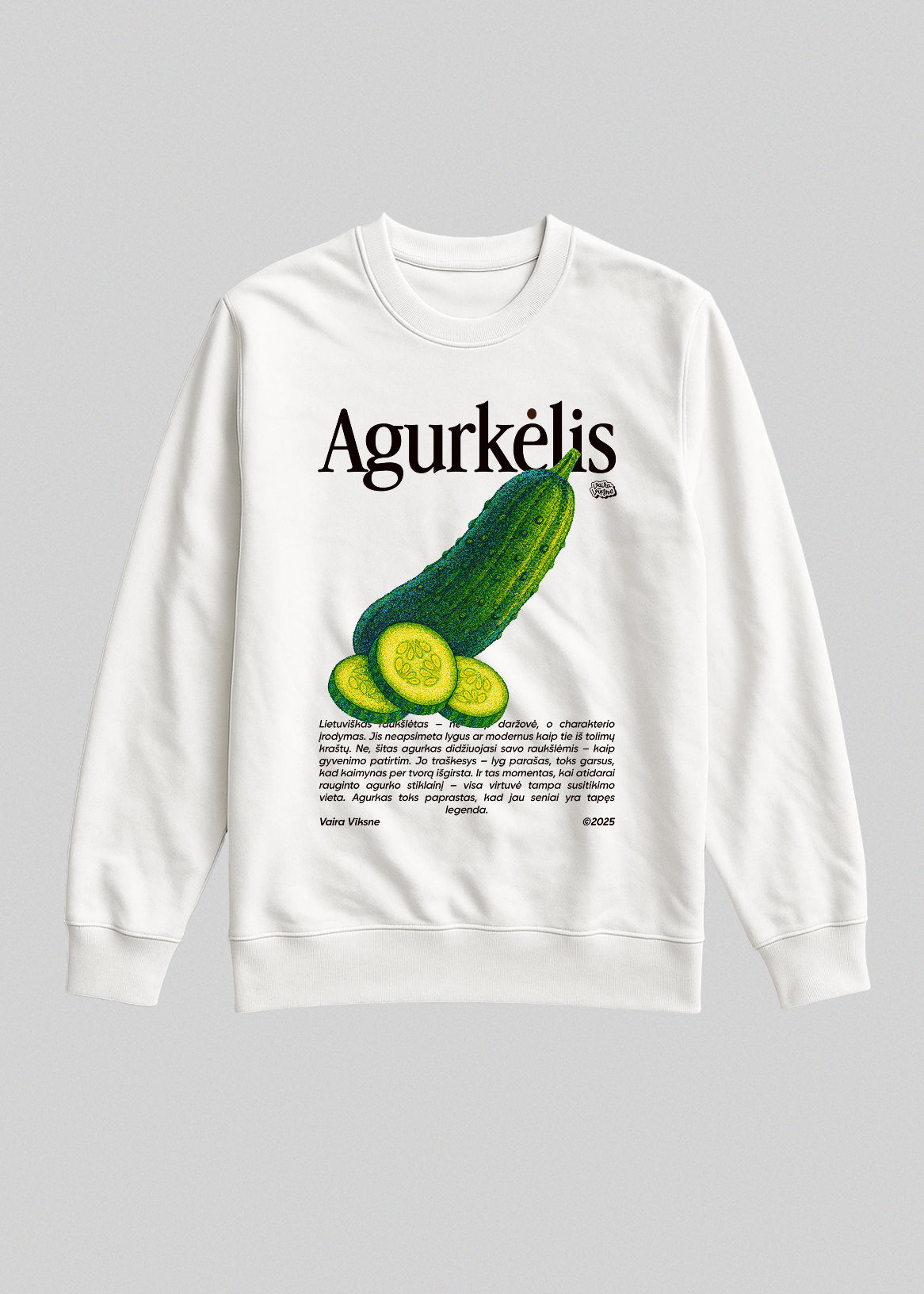 Organic Sweatshirt AGURKĖLIS