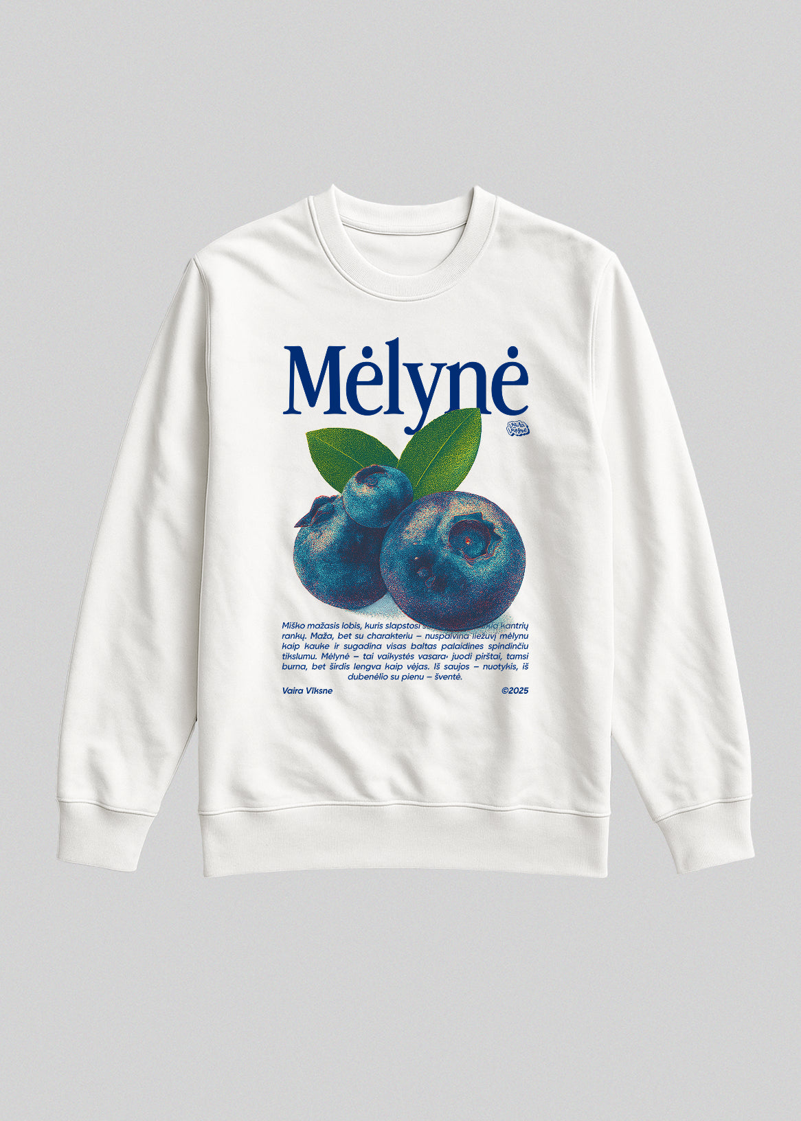 Organic Sweatshirt MĖLYNĖ