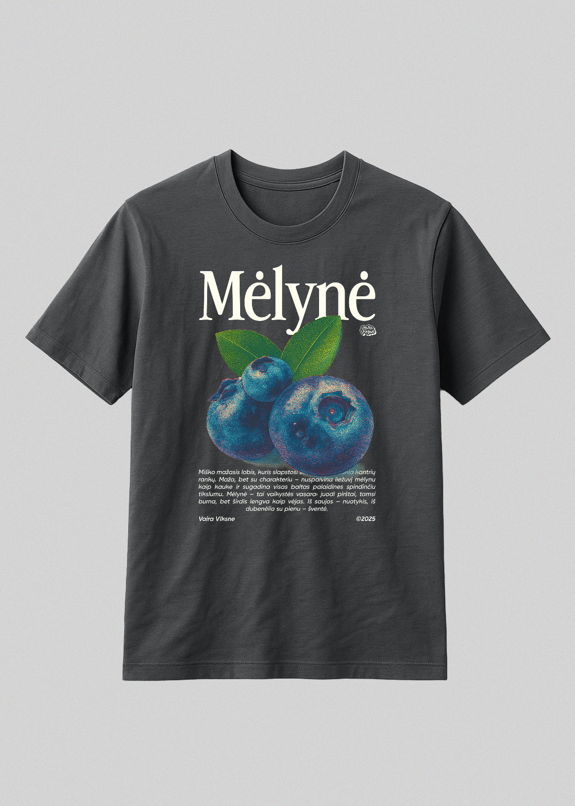 Organic Cotton T-Shirt MĖLYNĖ