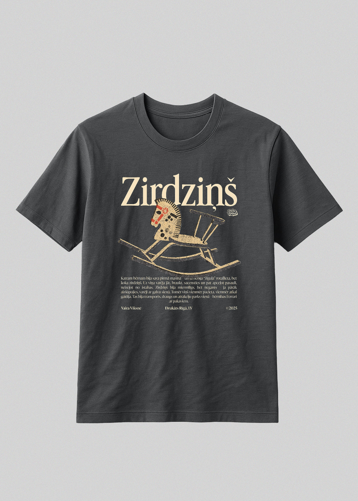 Organiskas Kokvilnas T-krekls ZIRDZIŅŠ