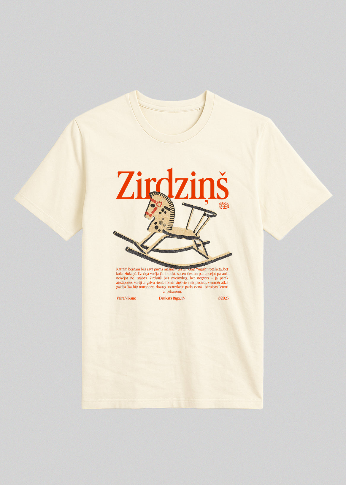 Organiskas Kokvilnas T-krekls ZIRDZIŅŠ