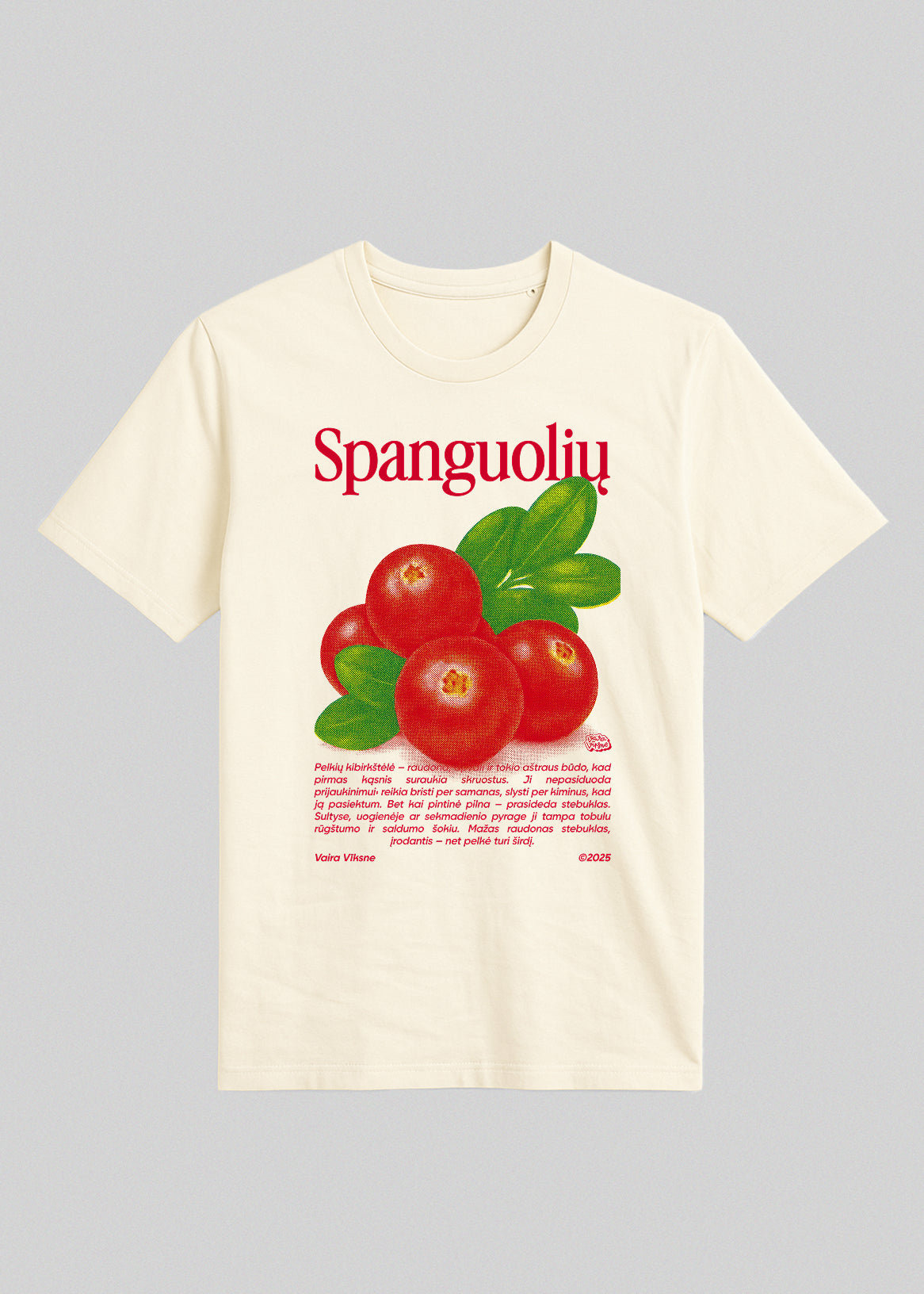 Organic Cotton T-Shirt SPANGUOLIŲ