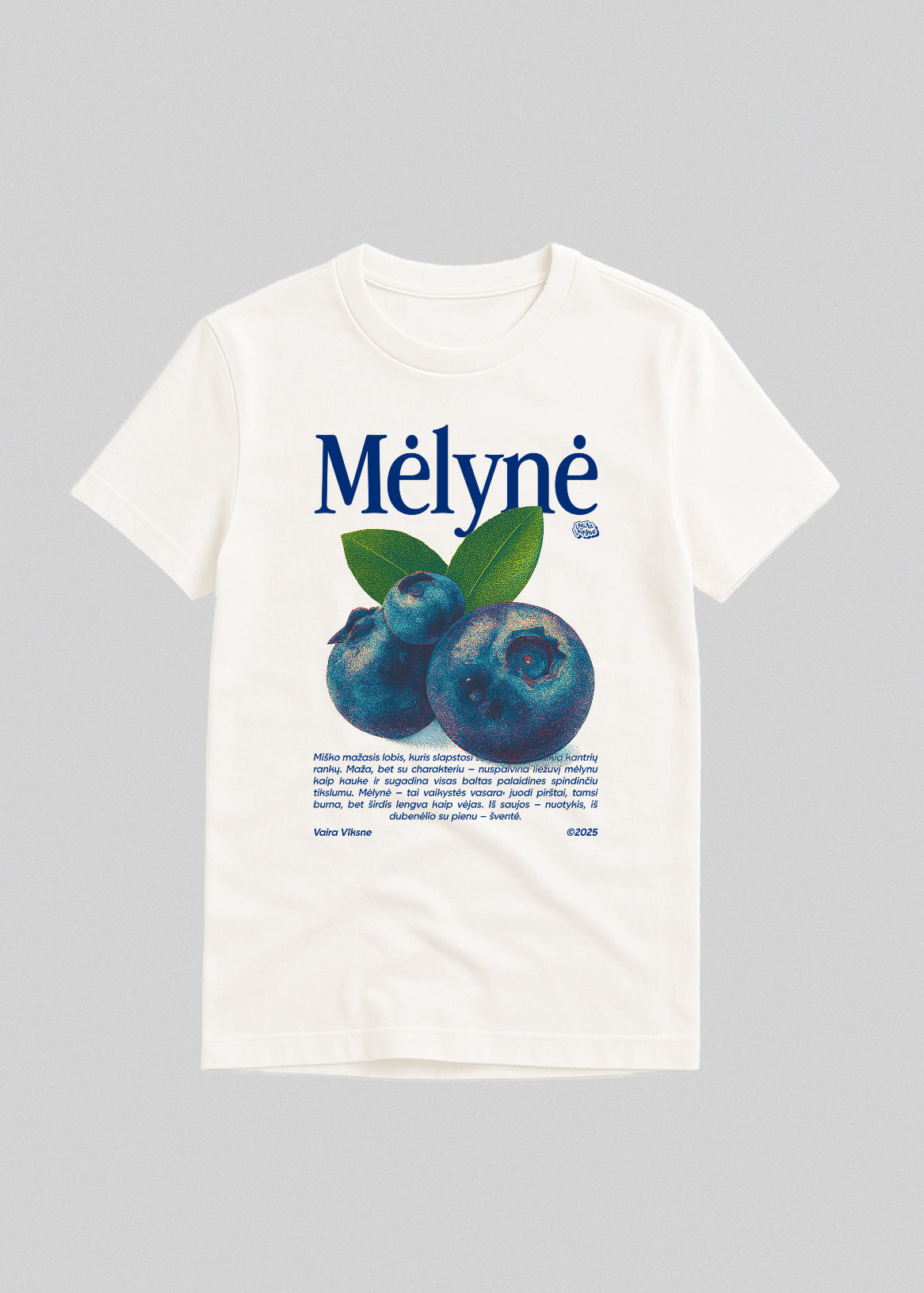 Organic Cotton T-Shirt MĖLYNĖ