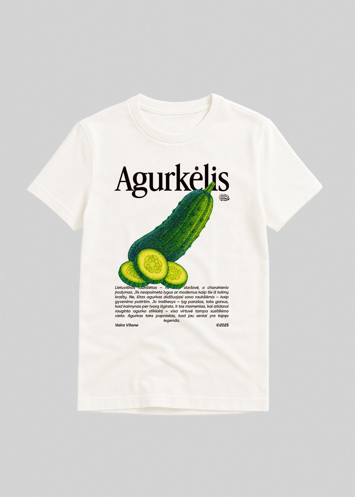 Organic Cotton T-Shirt AGURKĖLIS