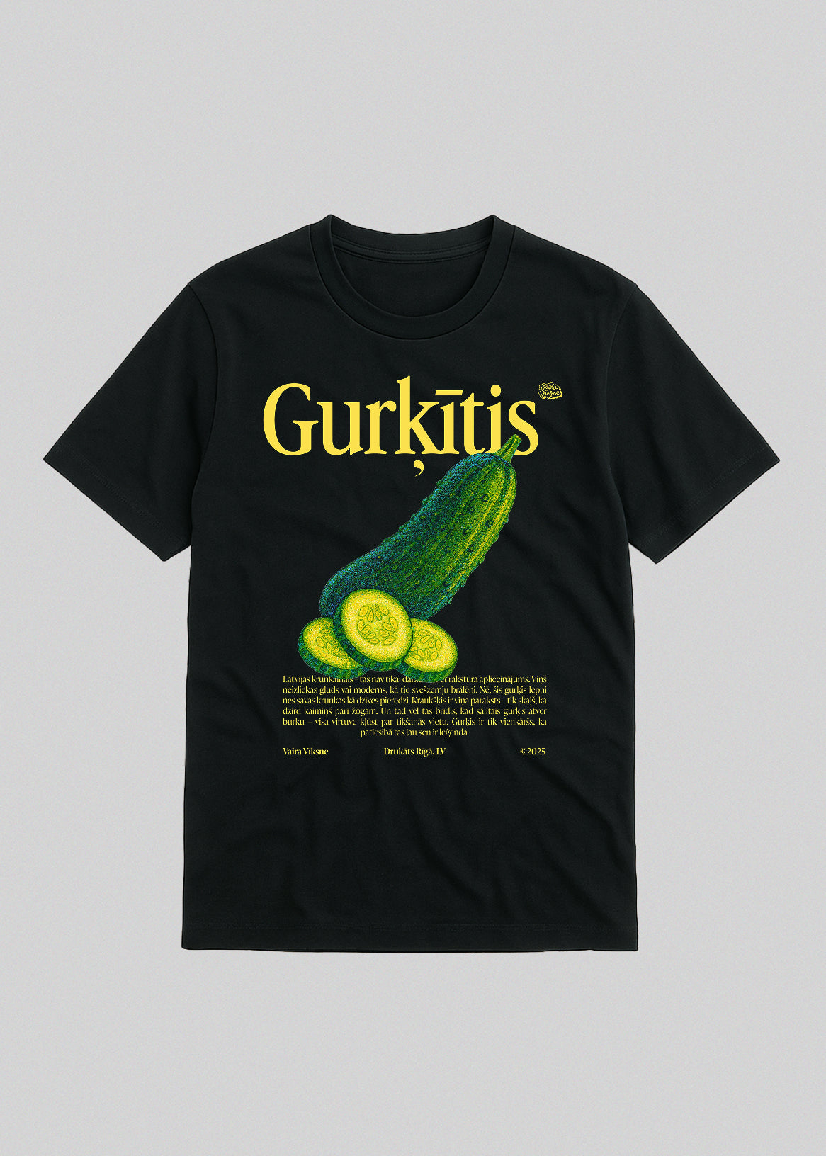 Organiskas Kokvilnas T-krekls GURĶĪTIS