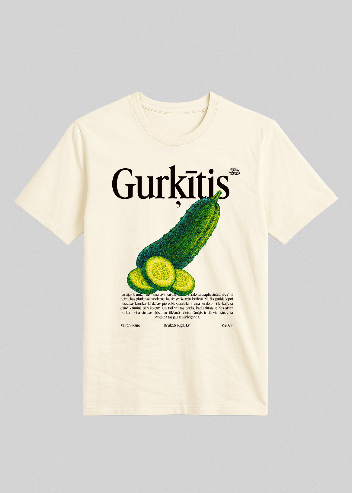 Organiskas Kokvilnas T-krekls GURĶĪTIS