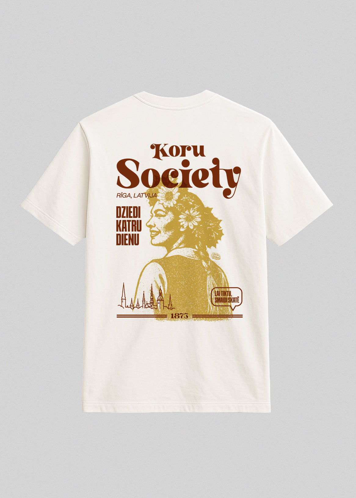 Organiskas Kokvilnas T-krekls KORU SOCIETY