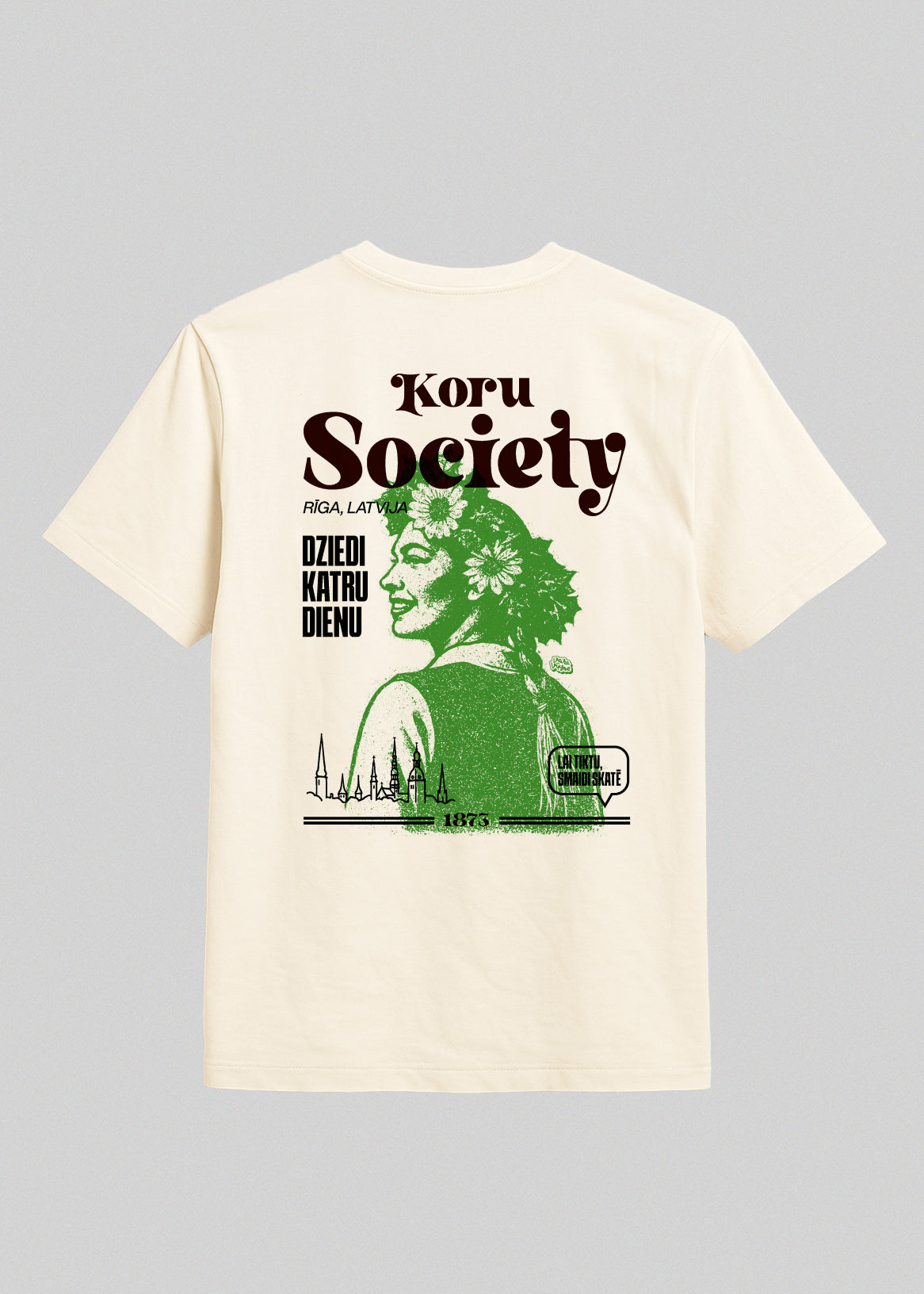 Organiskas Kokvilnas T-krekls KORU SOCIETY