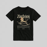 Bērnu kokvilnas T-krekls ZIRDZIŅŠ